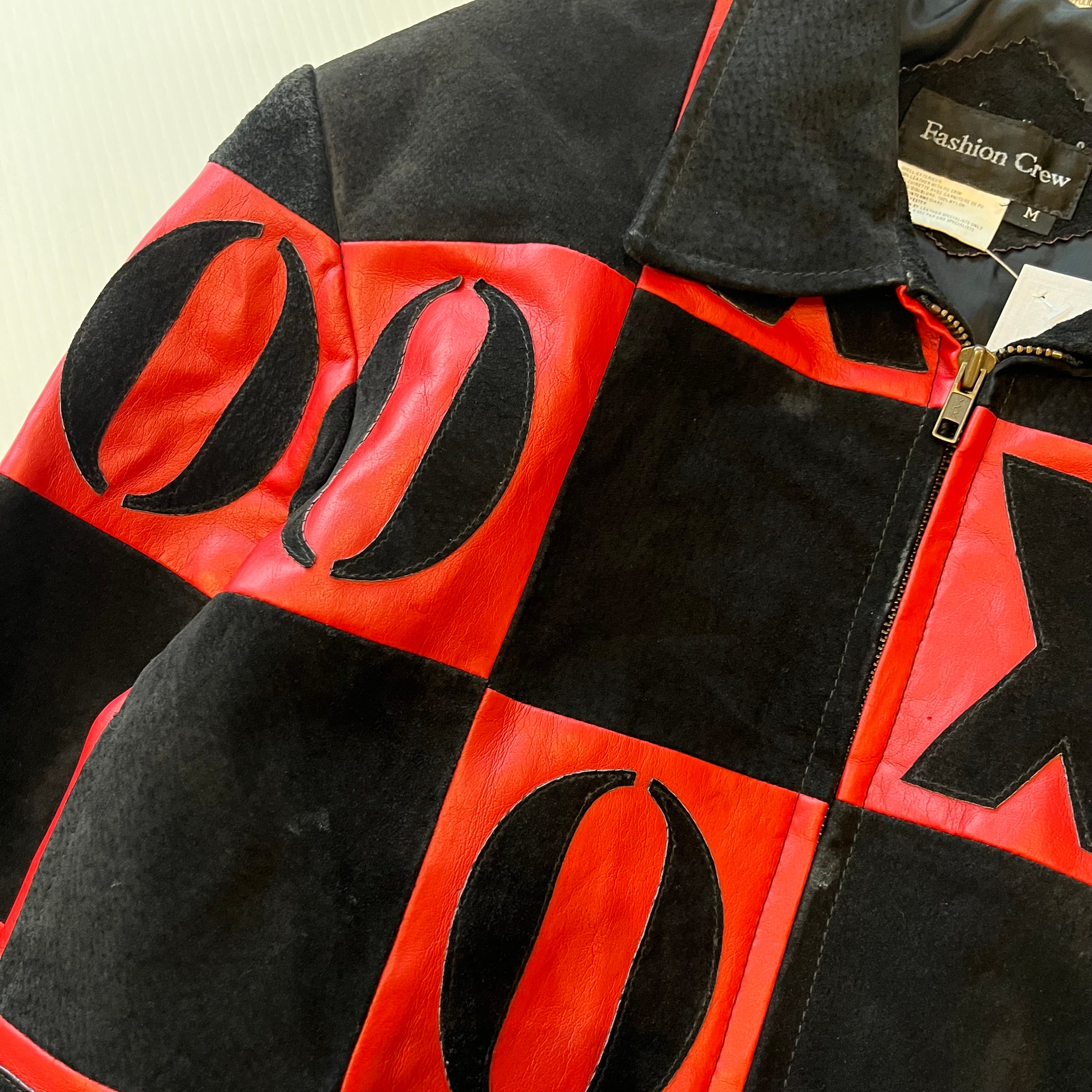 Vintage XOXO Leather Full Zip Jacket Women's M