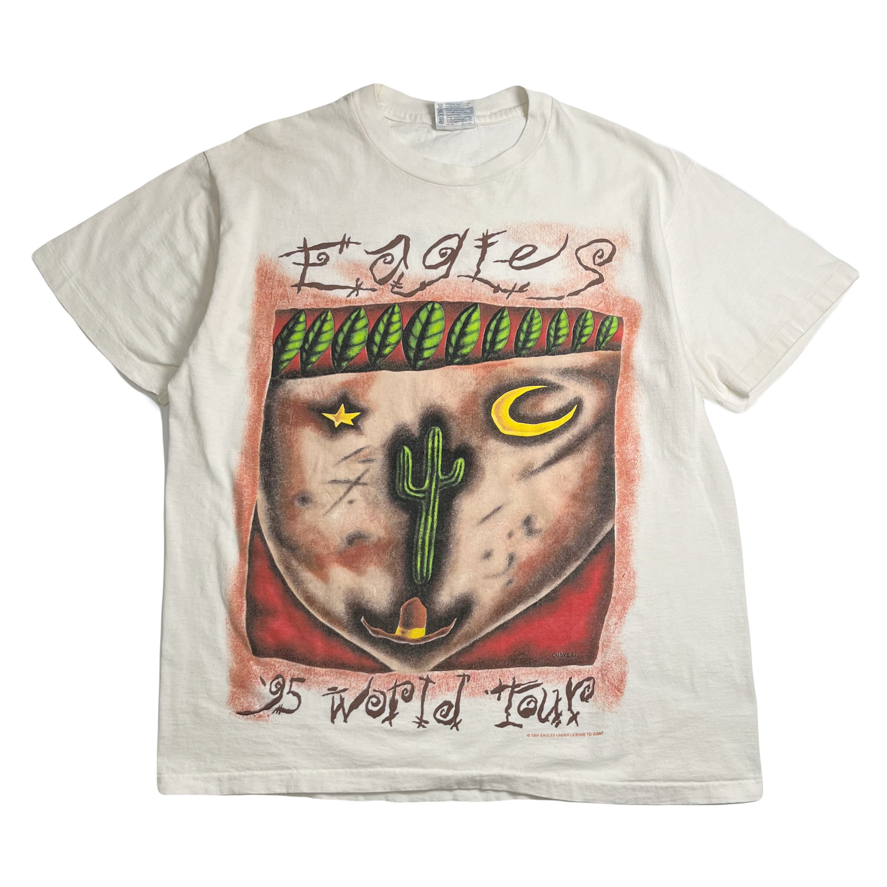 1995 Eagles World Tour Tee L