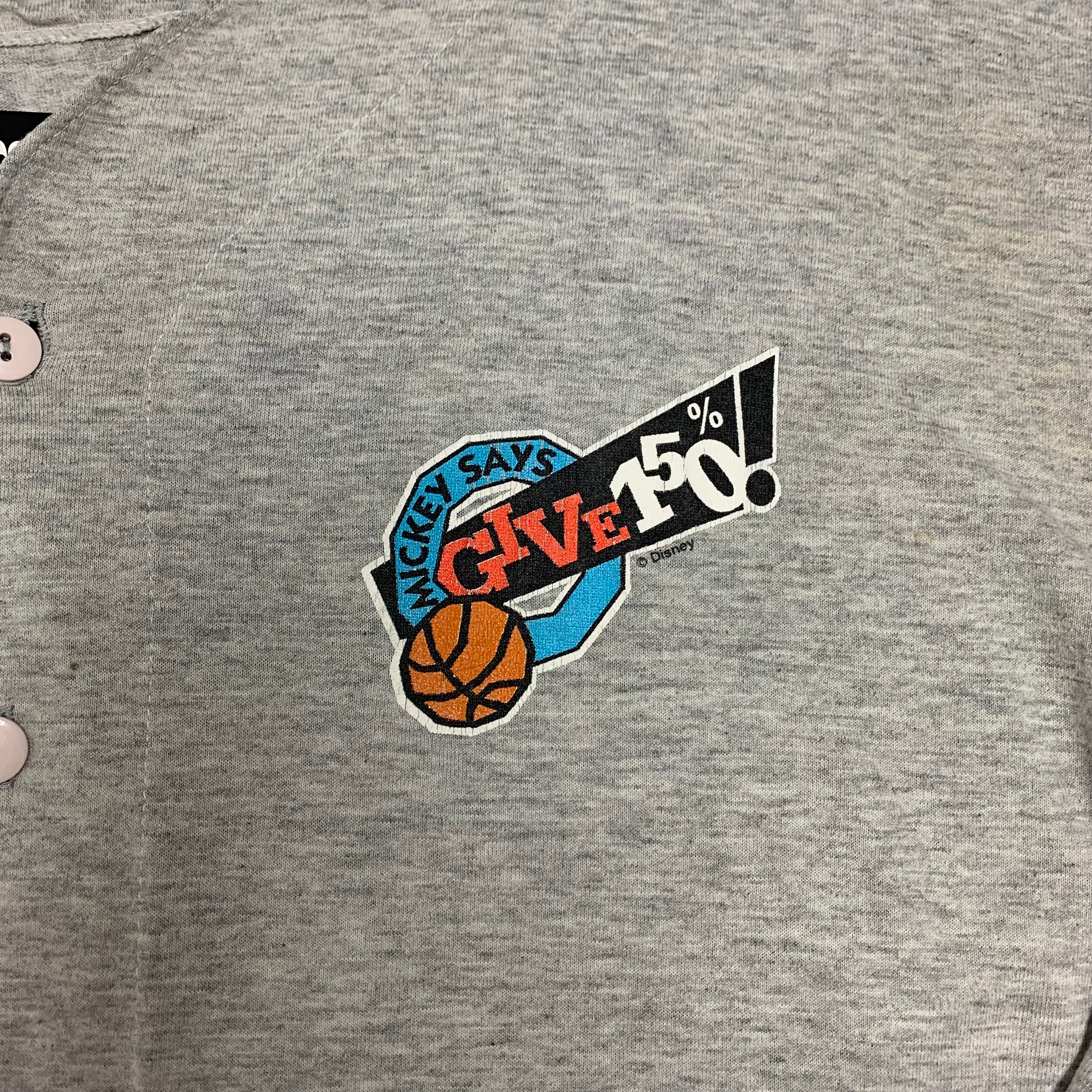 Vintage Mickey Basketball Henley M
