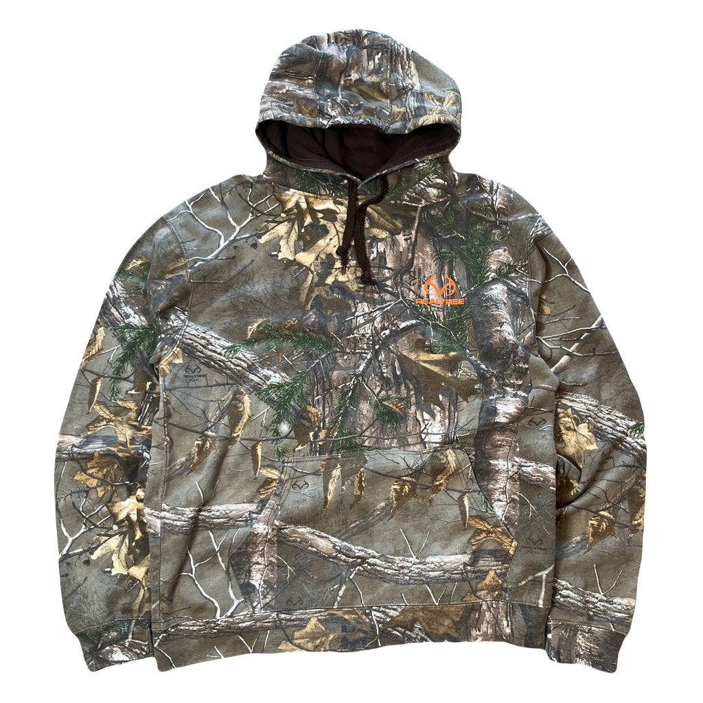 Realtree Camouflage Mini Logo Hoodie L