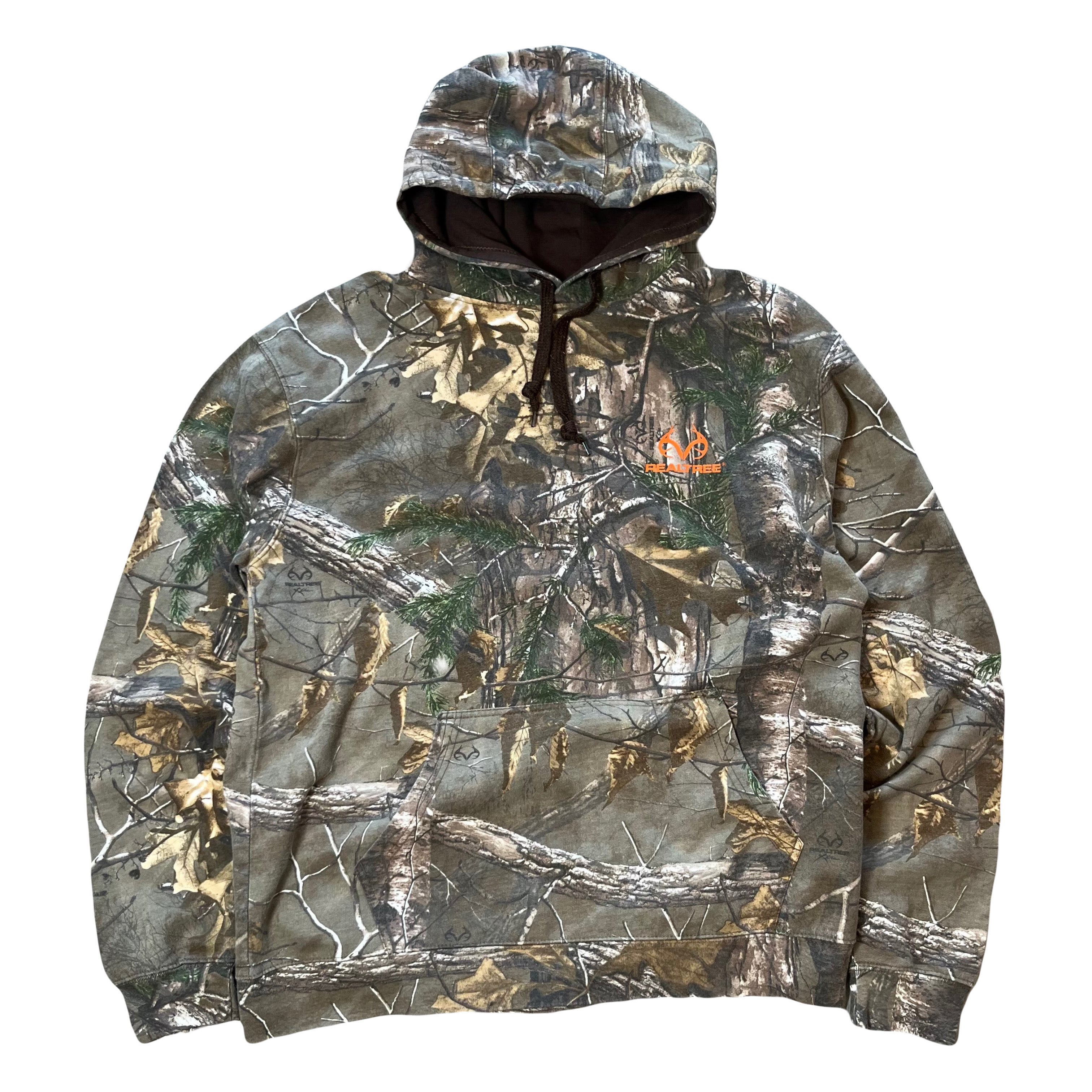 Realtree Camouflage Mini Logo Hoodie L