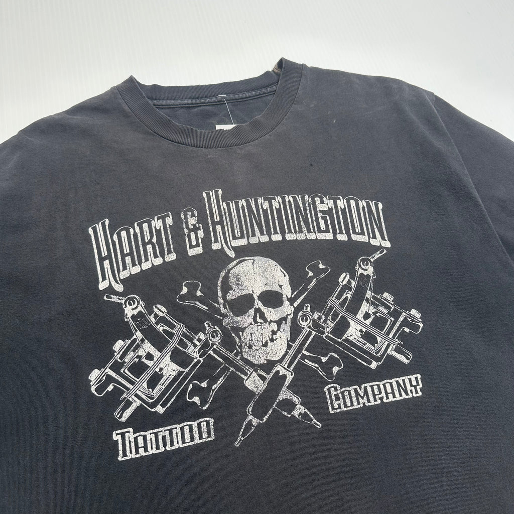 Vintage Hart & Huntington Tattoo co. Faded Tee M