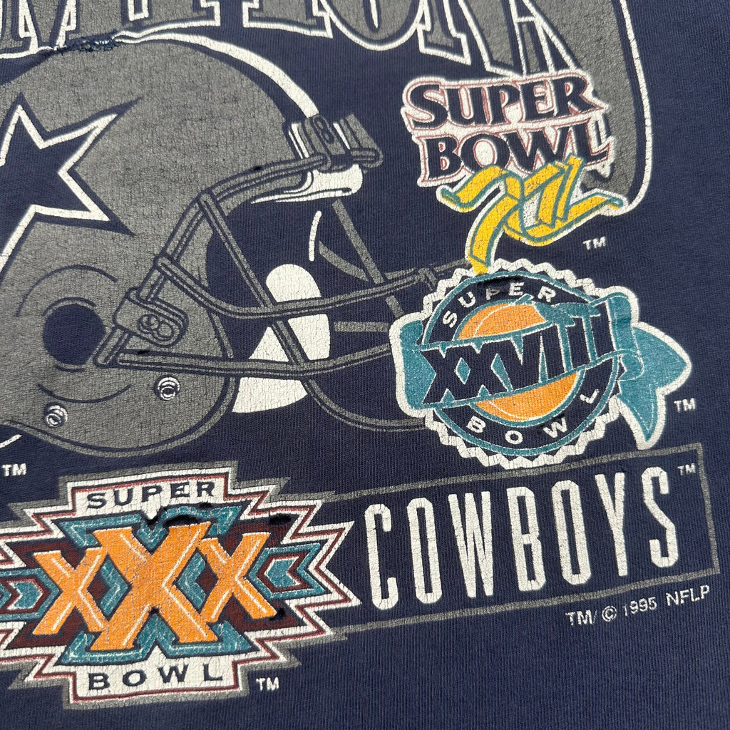 1995 Dallas Cowboys NFL Super Bowl Graphic Tee M