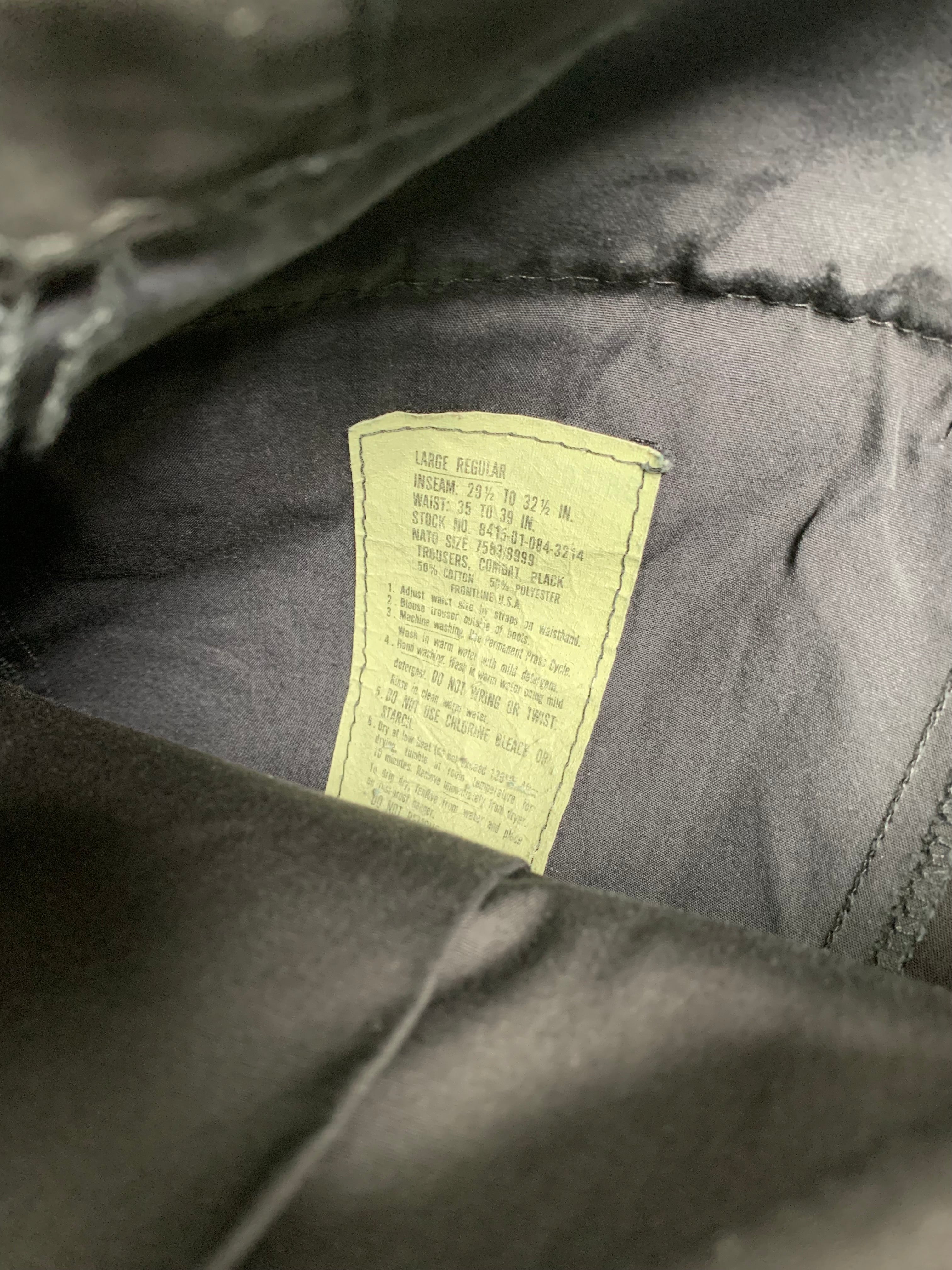 Military Combat Cargo Pants 37