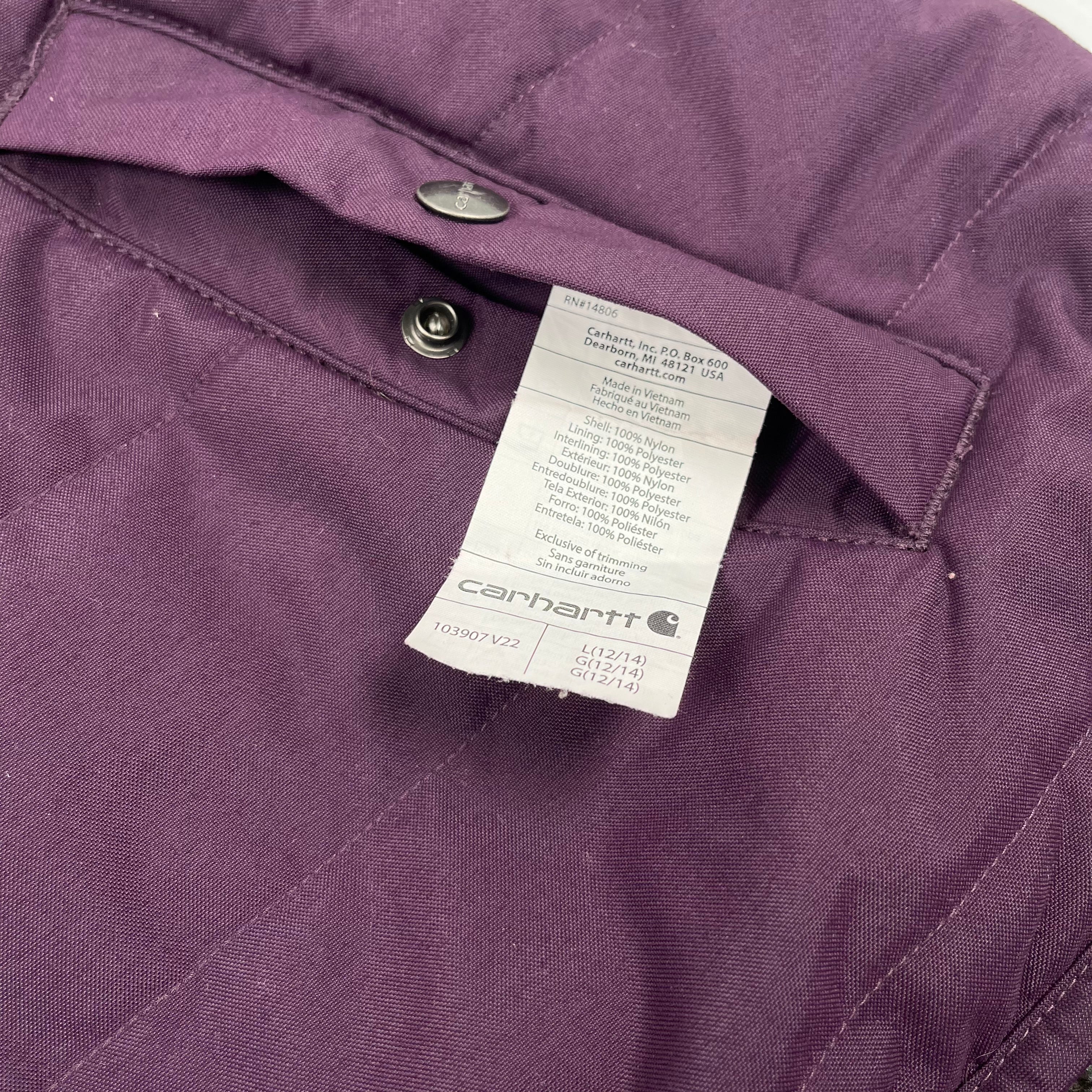 Carhartt Reversible Quilted Sherpa Vest Women's L