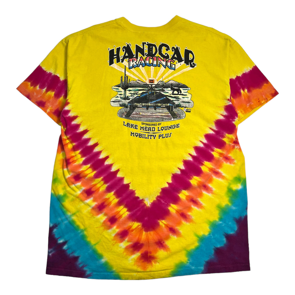 90s Rattlin' Rails Tie Dye Tee XL