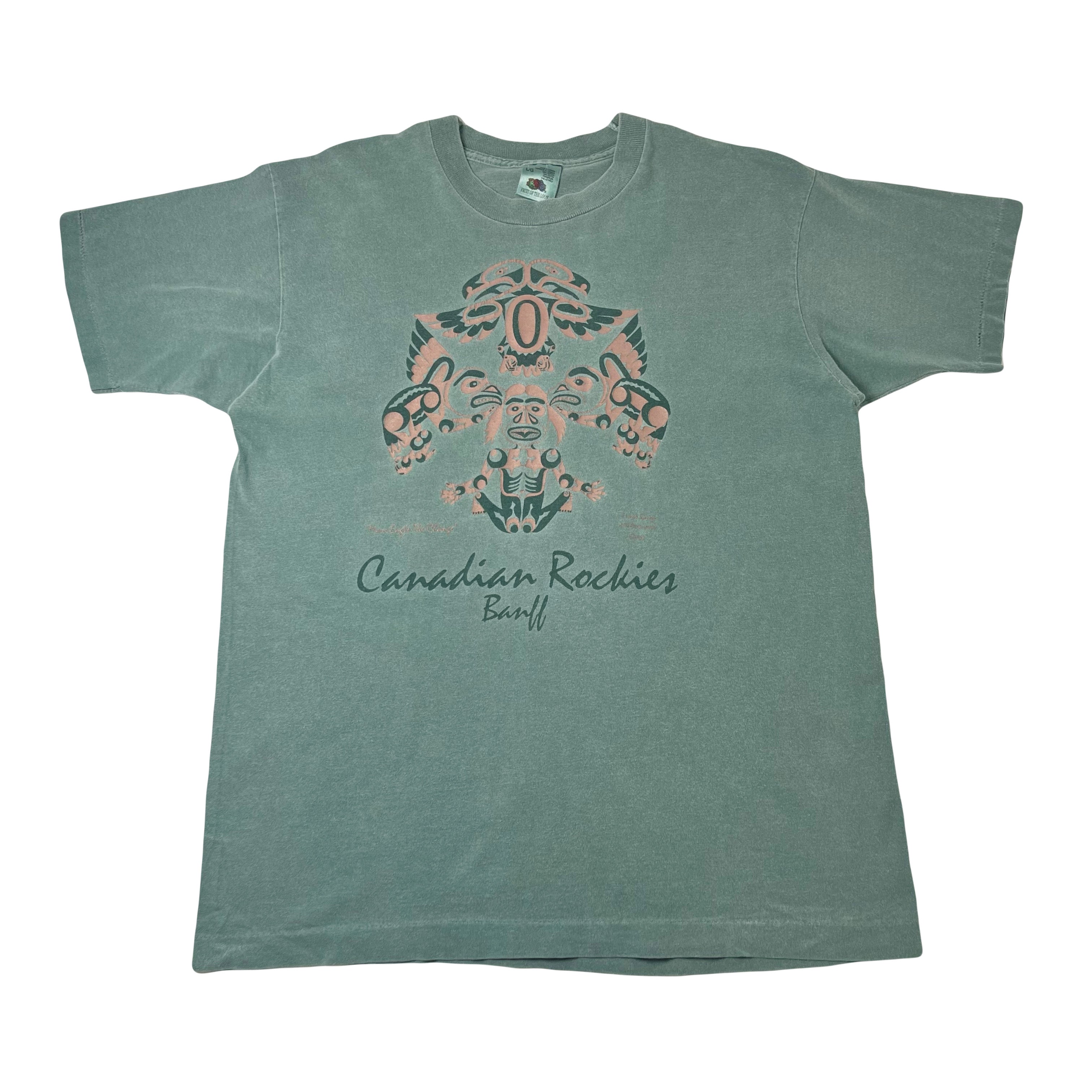 Vintage Banff Canadian Rockies Graphic Tee L