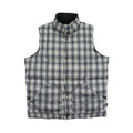 2000s Stussy Reversible Plaid Puffer Vest M