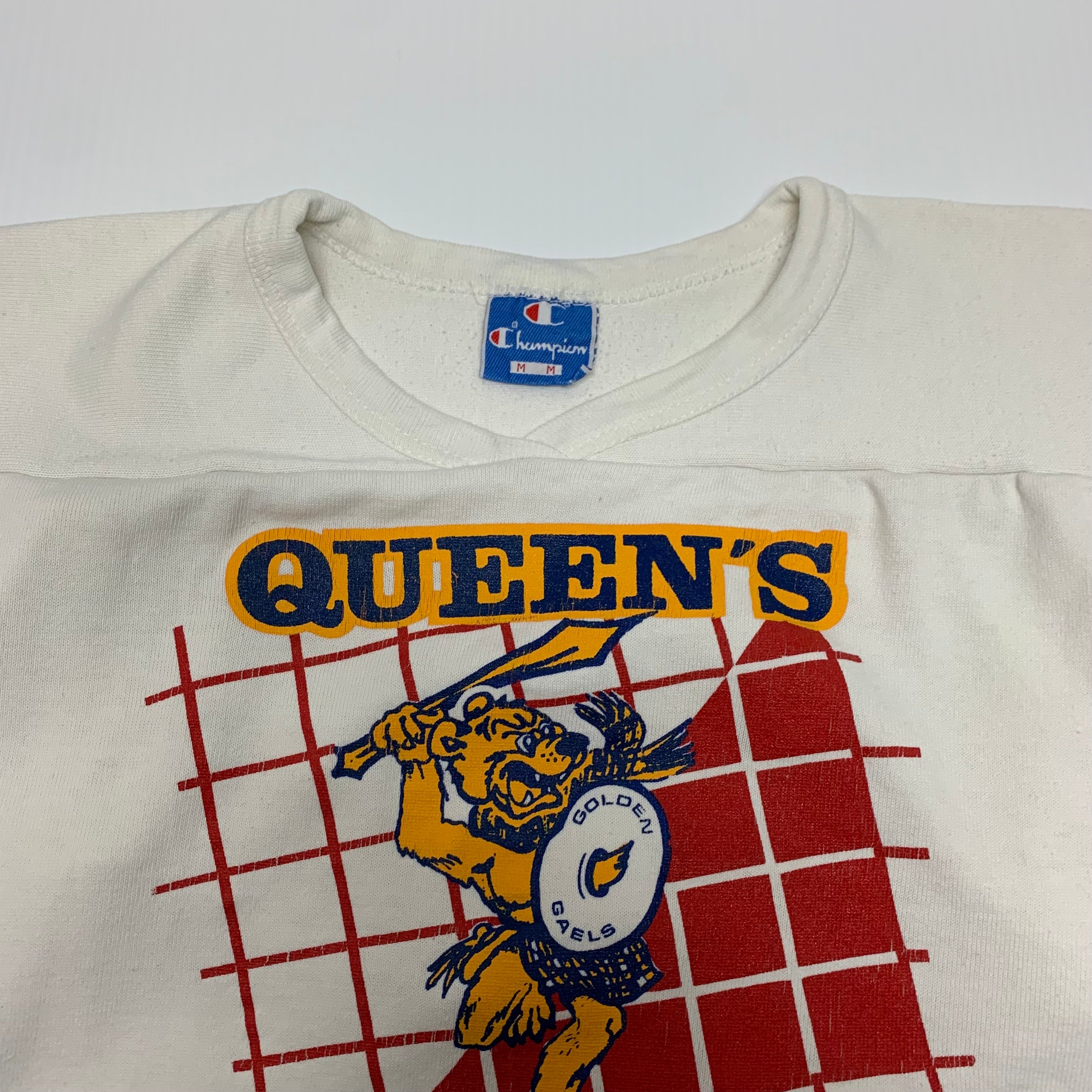 80s Queens University Pullover M