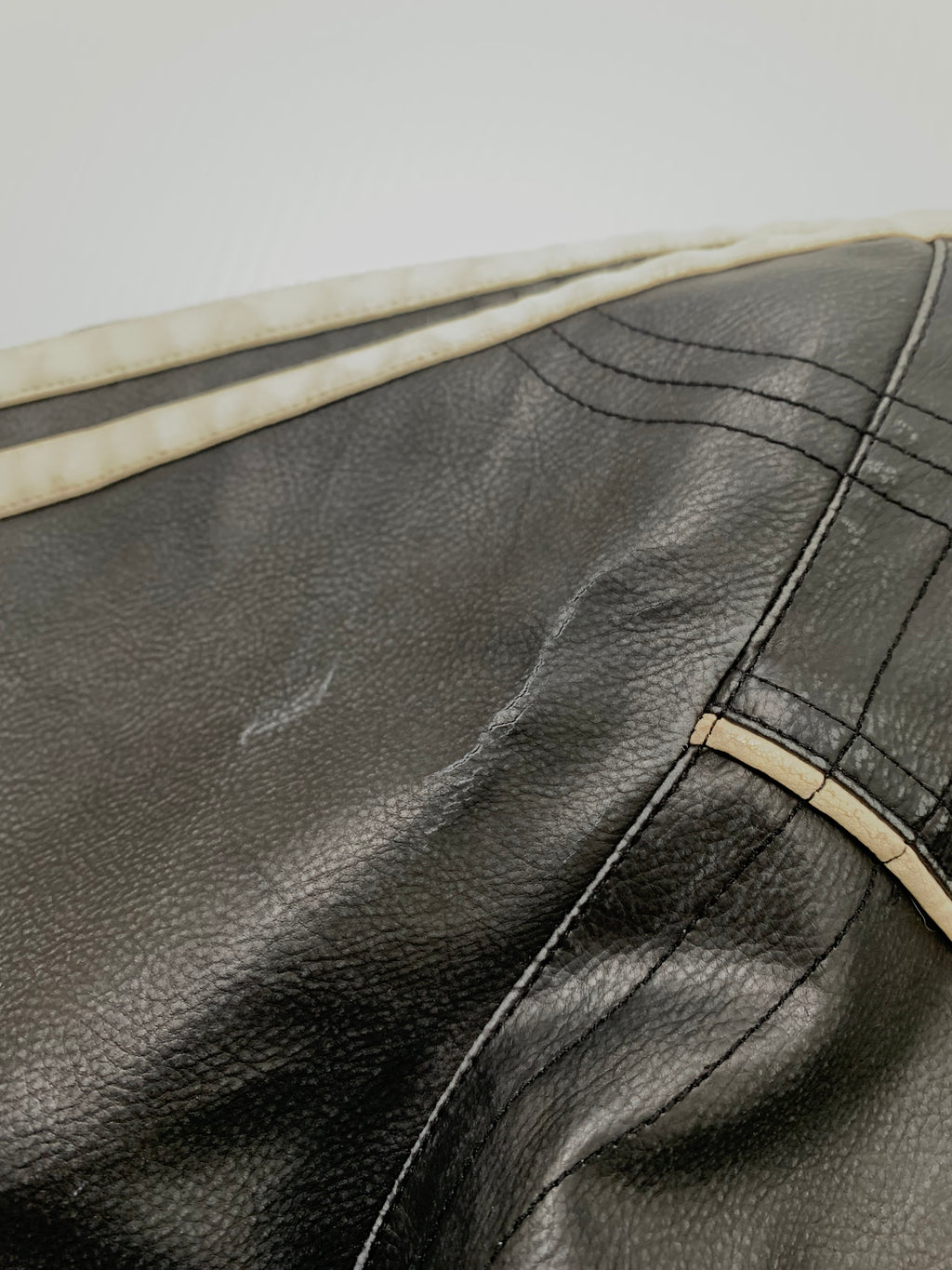 Whispering Smith Leather Moto Jacket L