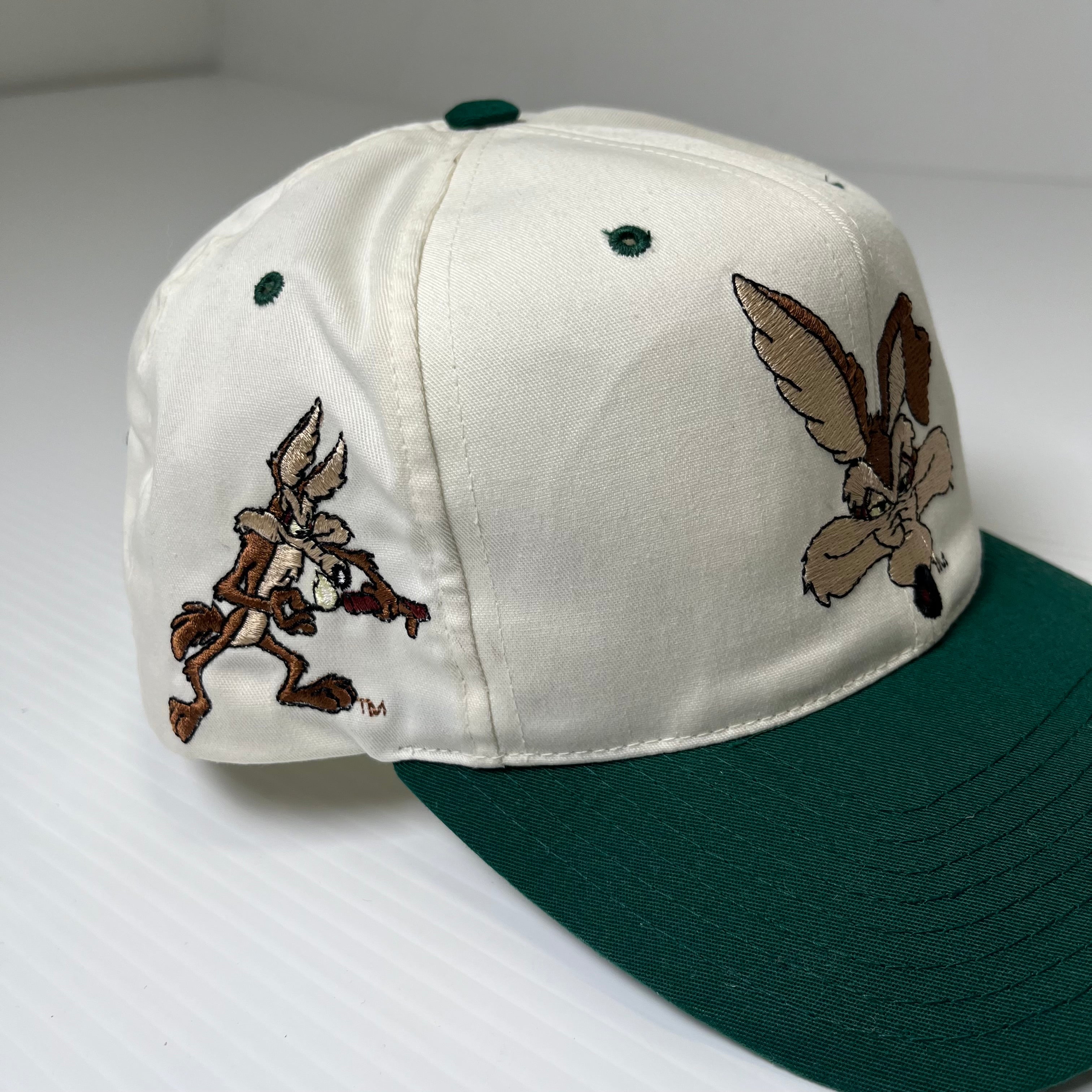 90s American Needle Wile E Coyote Blockhead Snapback Hat
