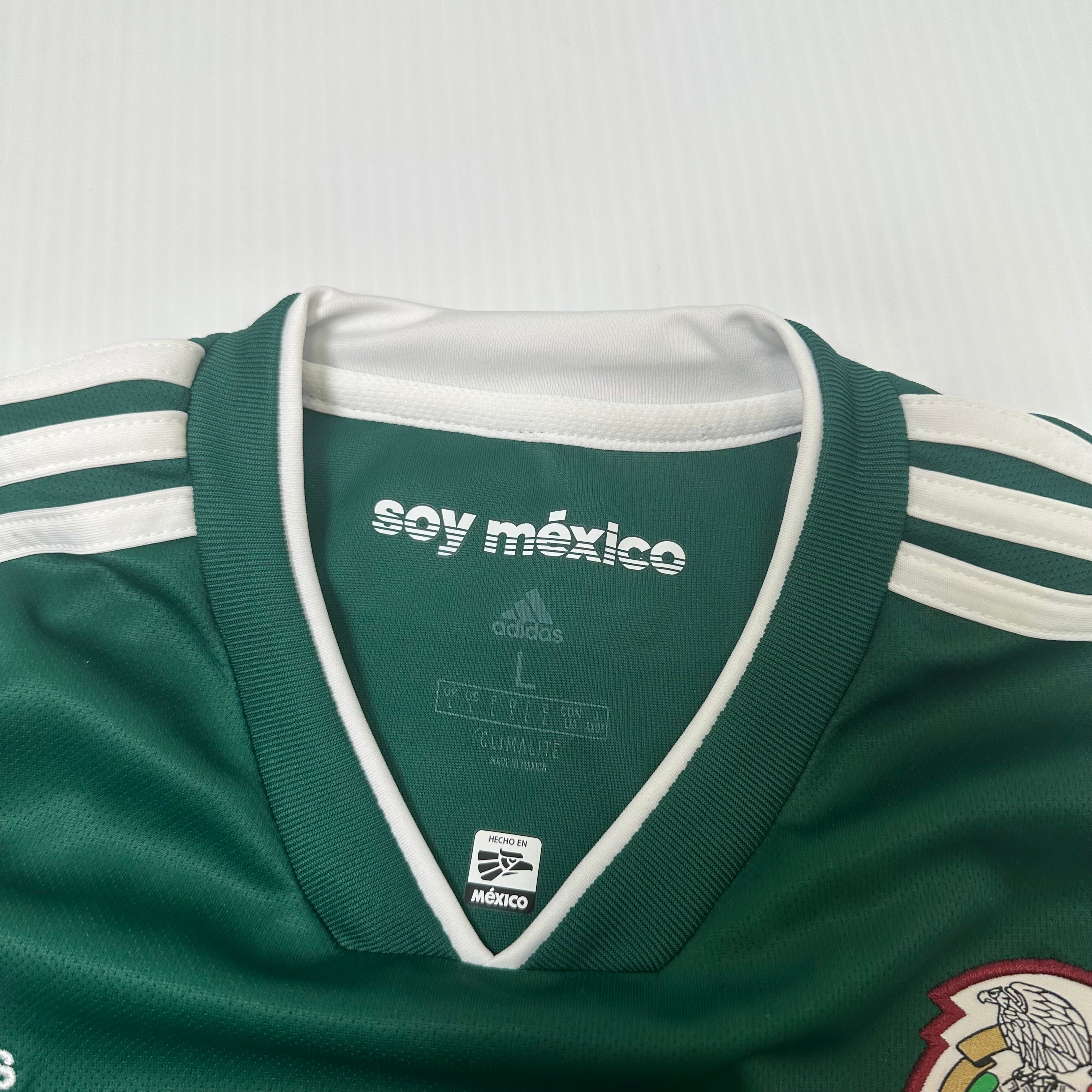 2018 Adidas Mexico Home Kit Women's L