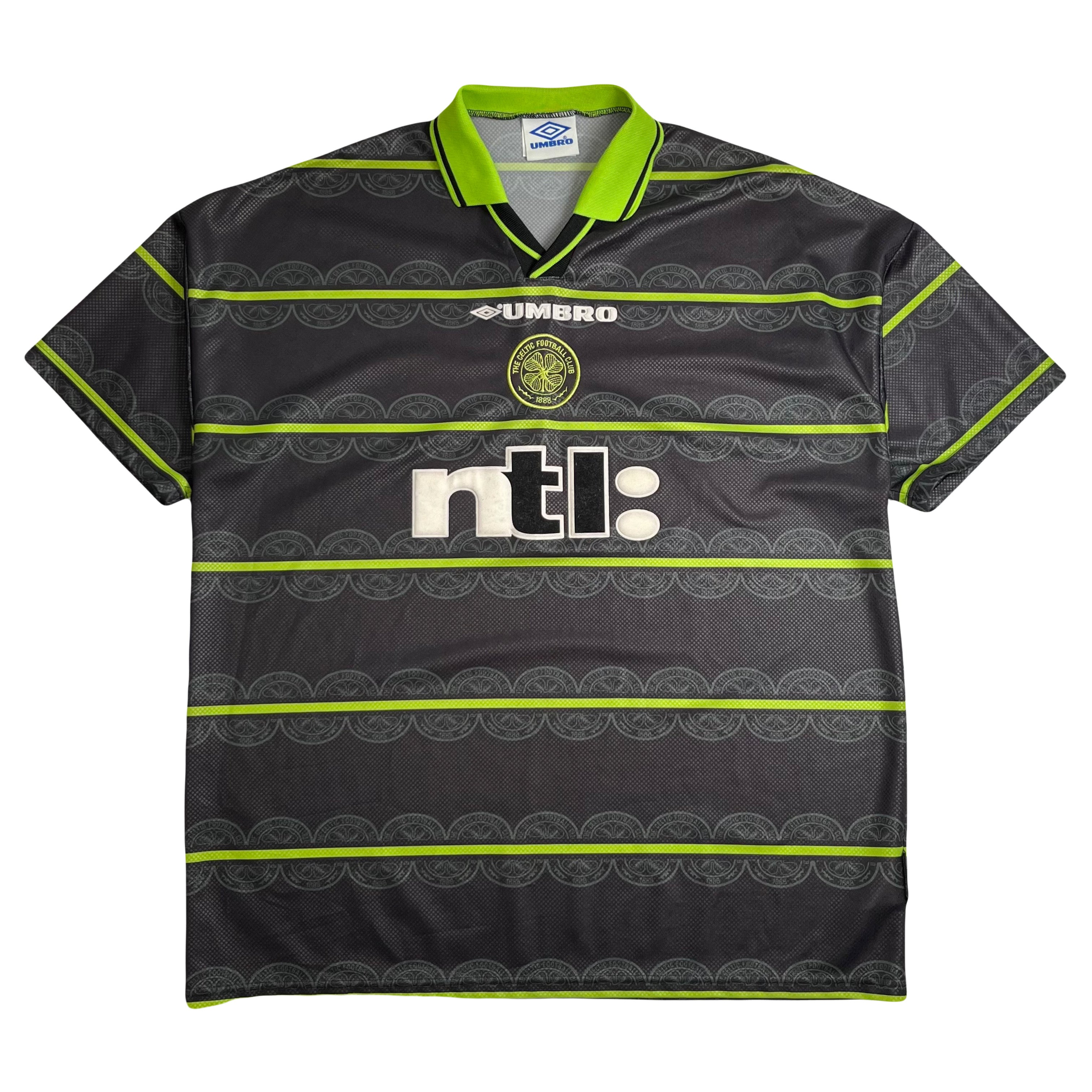 1999-00 Umbro Celtic FC Away Kit XXL
