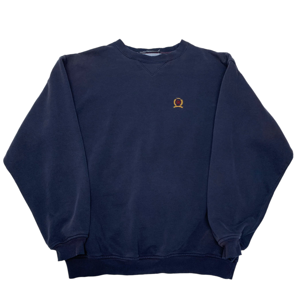 90s Navy Tommy Hilfiger Crewneck M