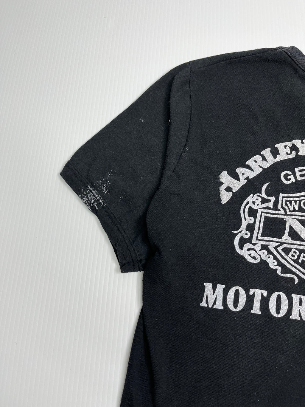 Vintage Old Harleys & Beer Graphic Tee L