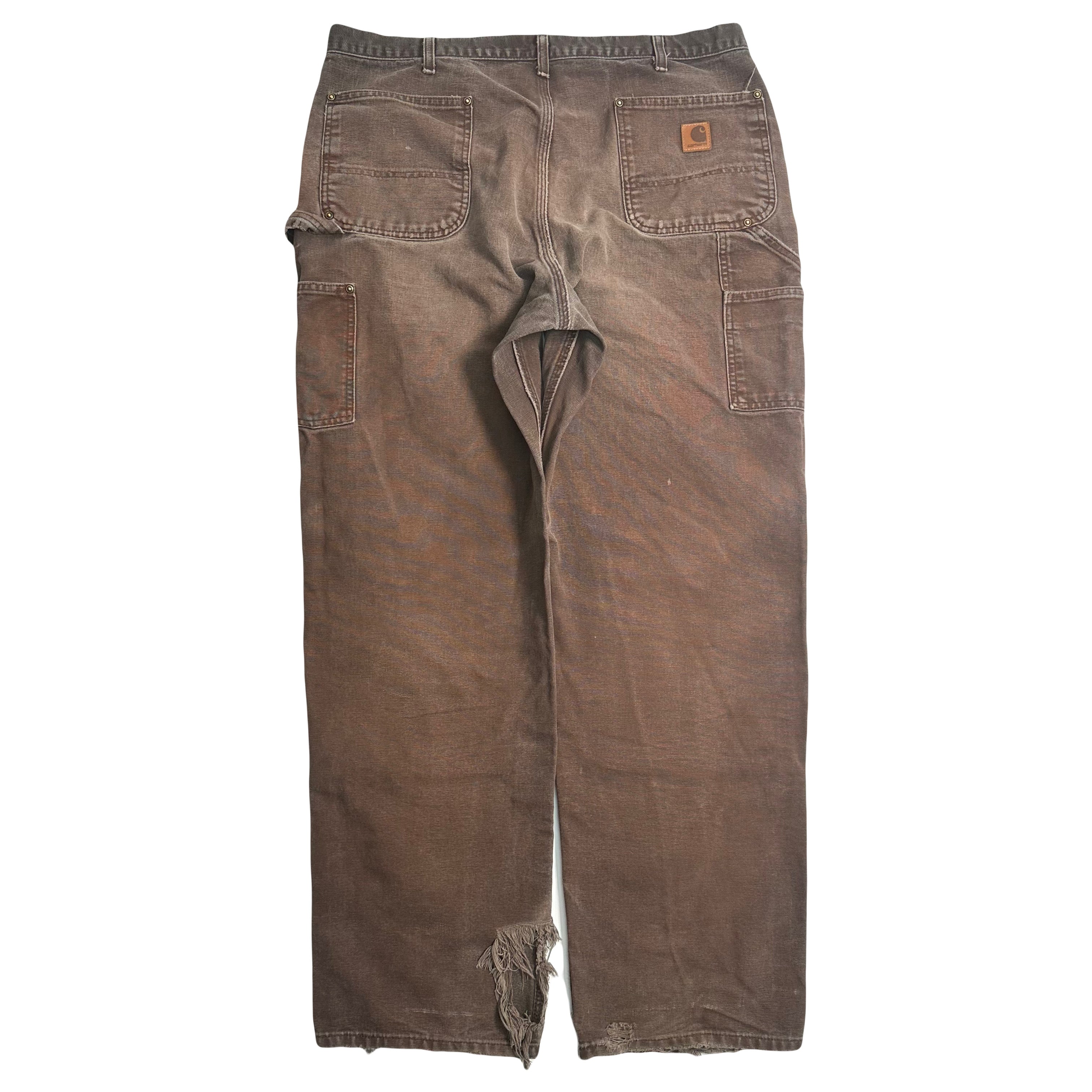Vintage Carhartt Faded Double Knee Denim 37