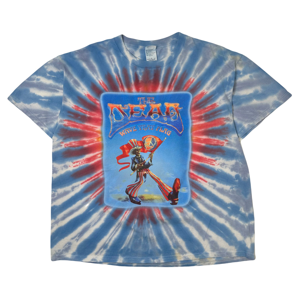 2004 Grateful Dead Wave That Flag Tie Dye Band Tee XL