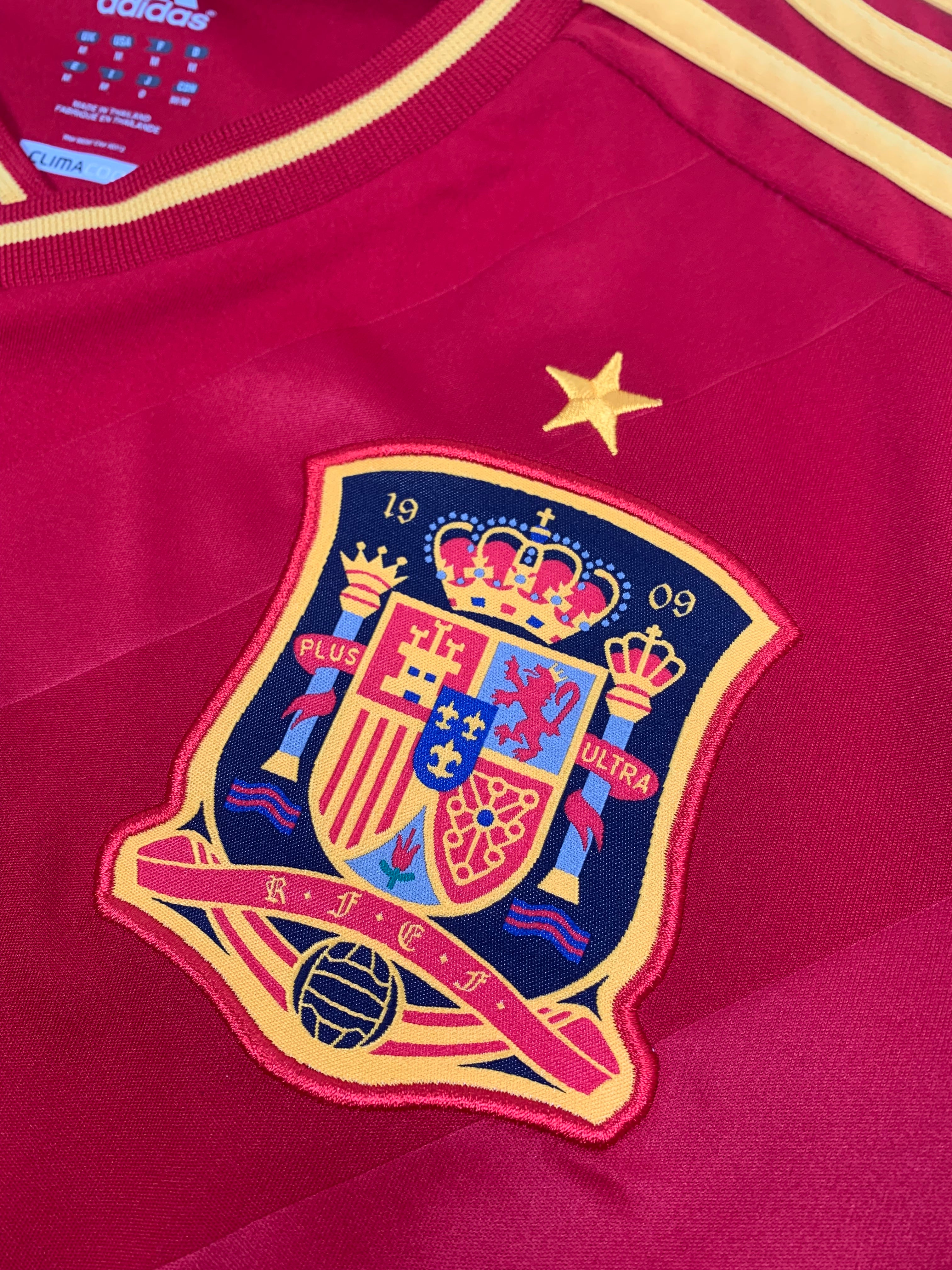 2012 Adidas Spain Fabregas #10 Home Kit M