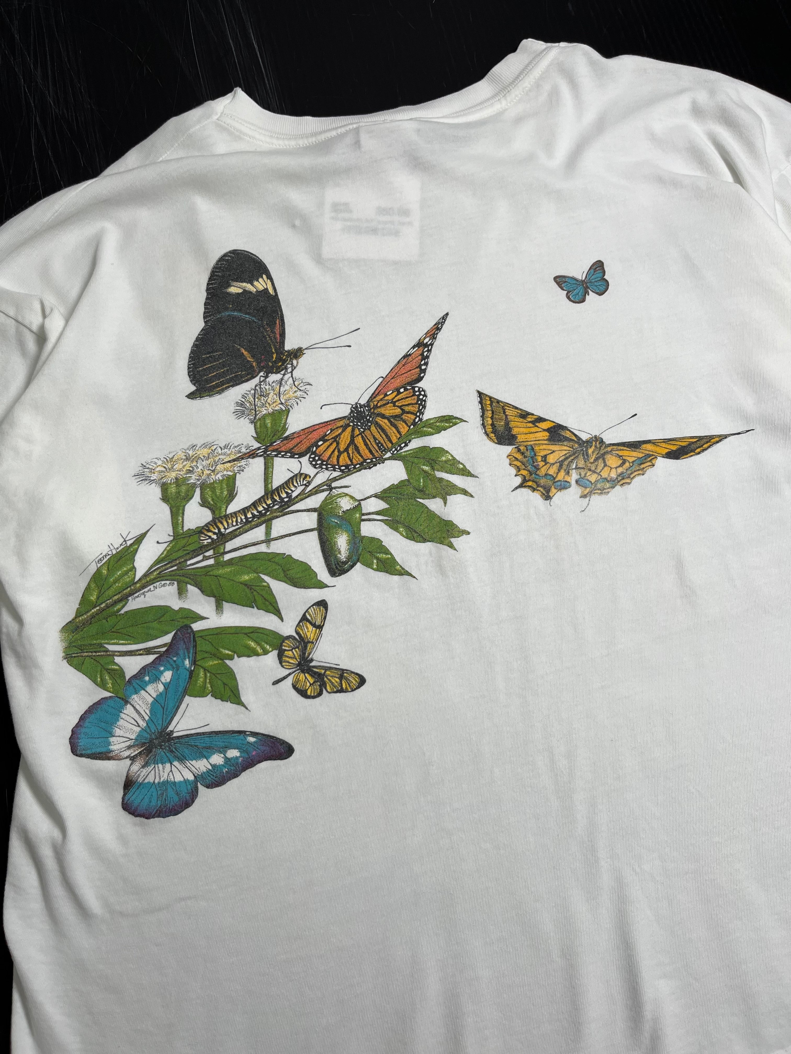 90s Okanagan Butterfly World AOP Tee XL