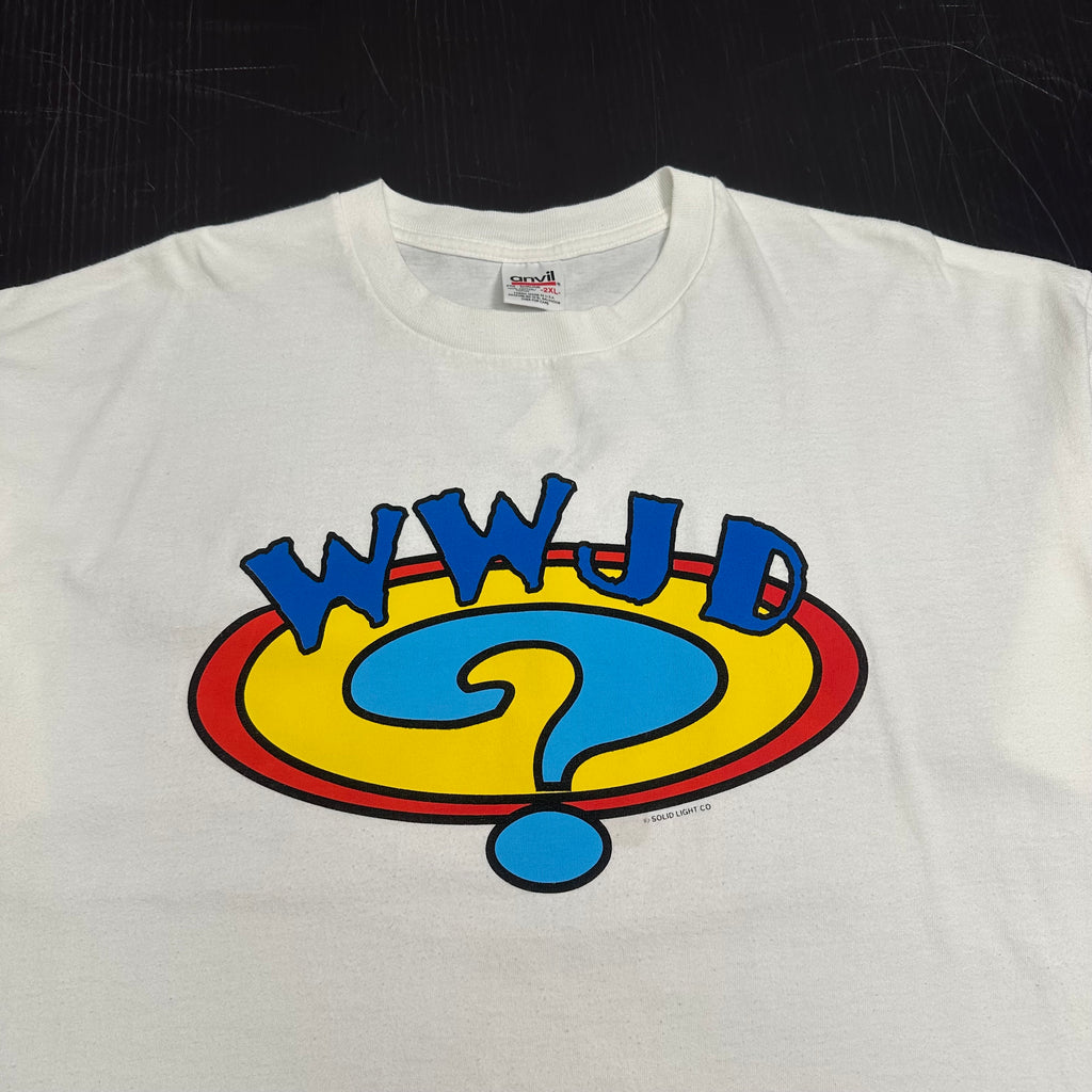 Vintage What Would Jesus Do? Graphic Tee XXL