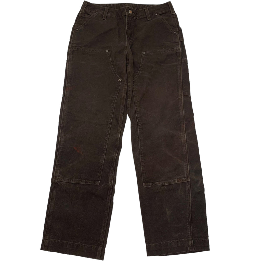 Carhartt Brown Double Knee Denim 29x30 0195