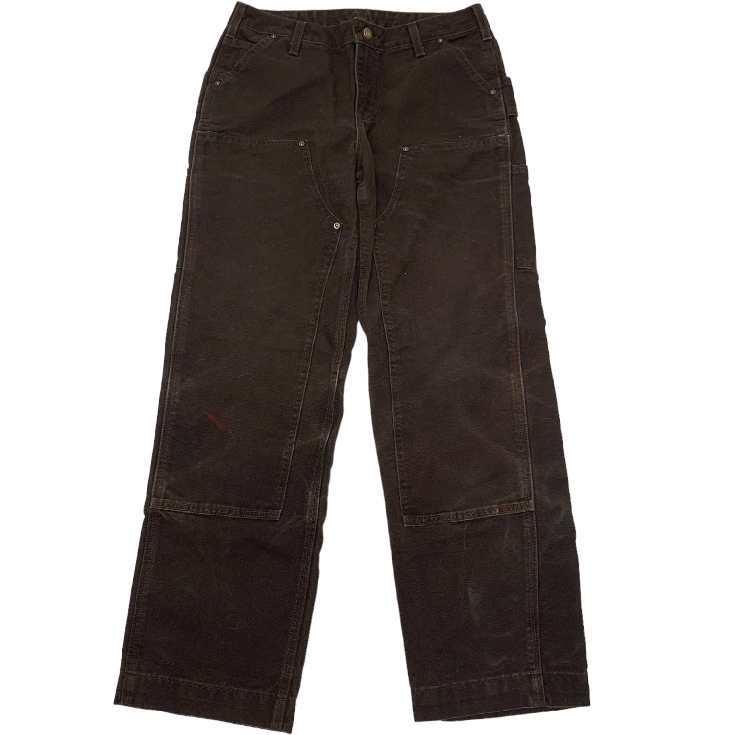 Carhartt Brown Double Knee Denim 29x30 0195