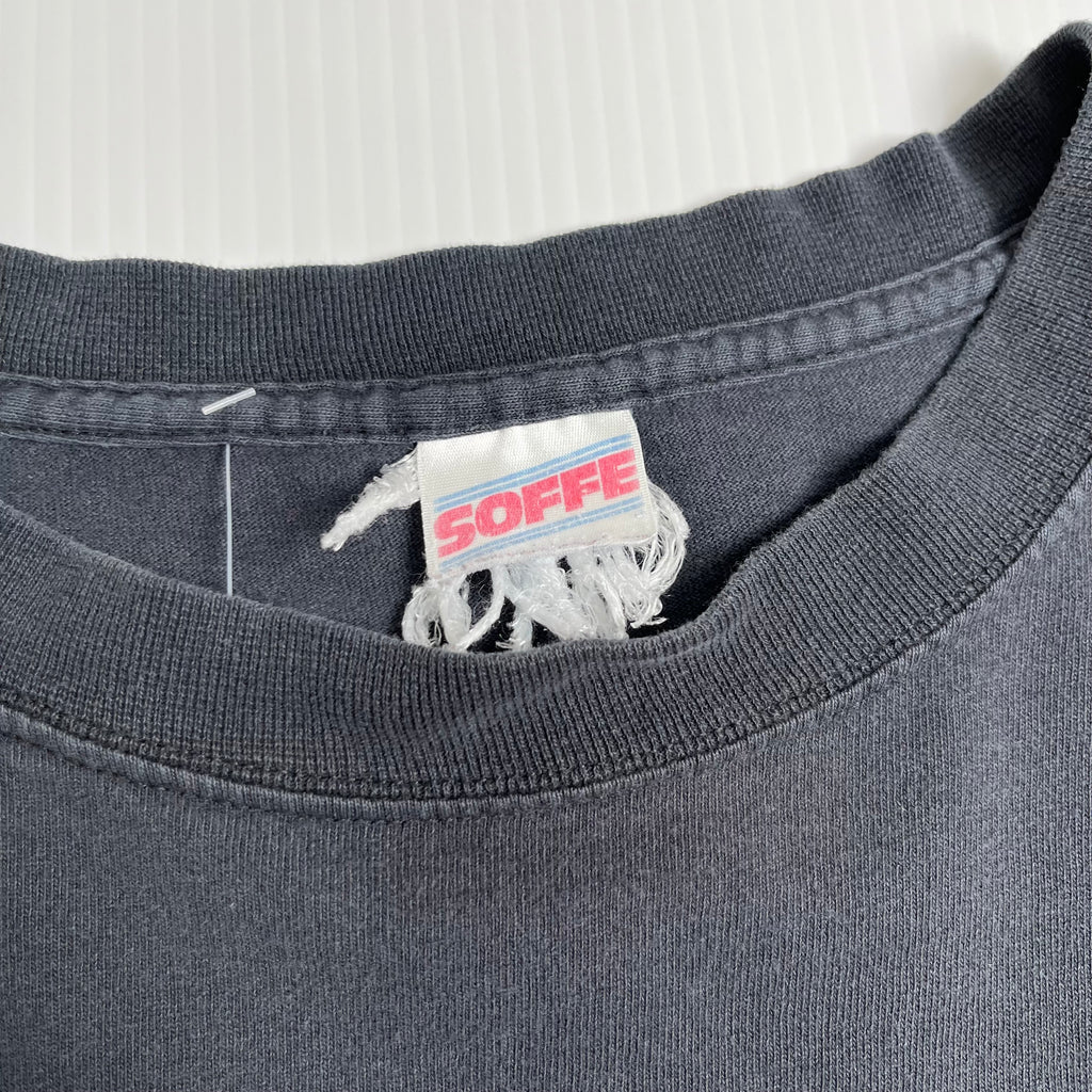 Vintage Oregon Text Logo Cropped Tee XXL