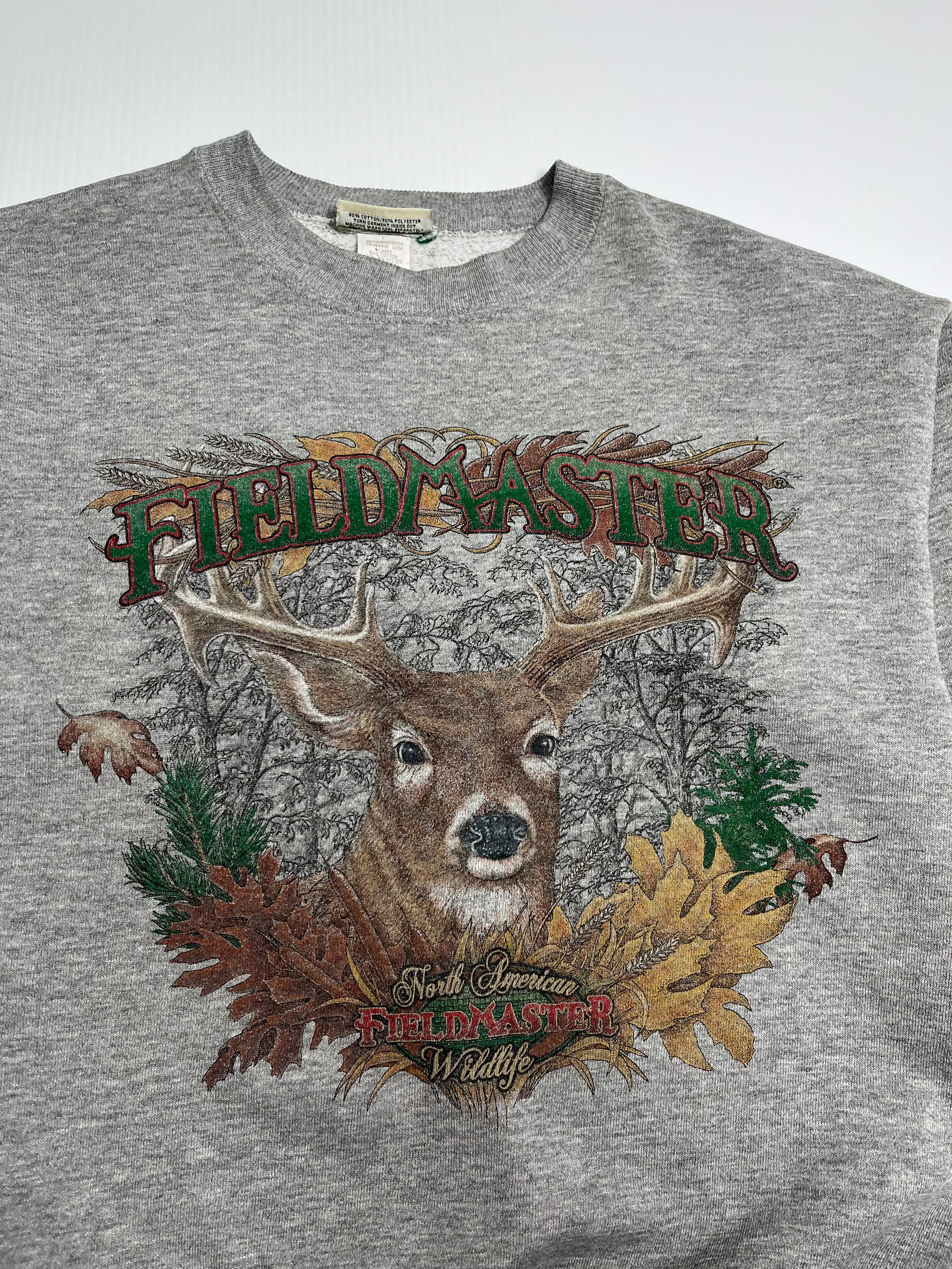 Vintage Fieldmaster Buck Crewneck M