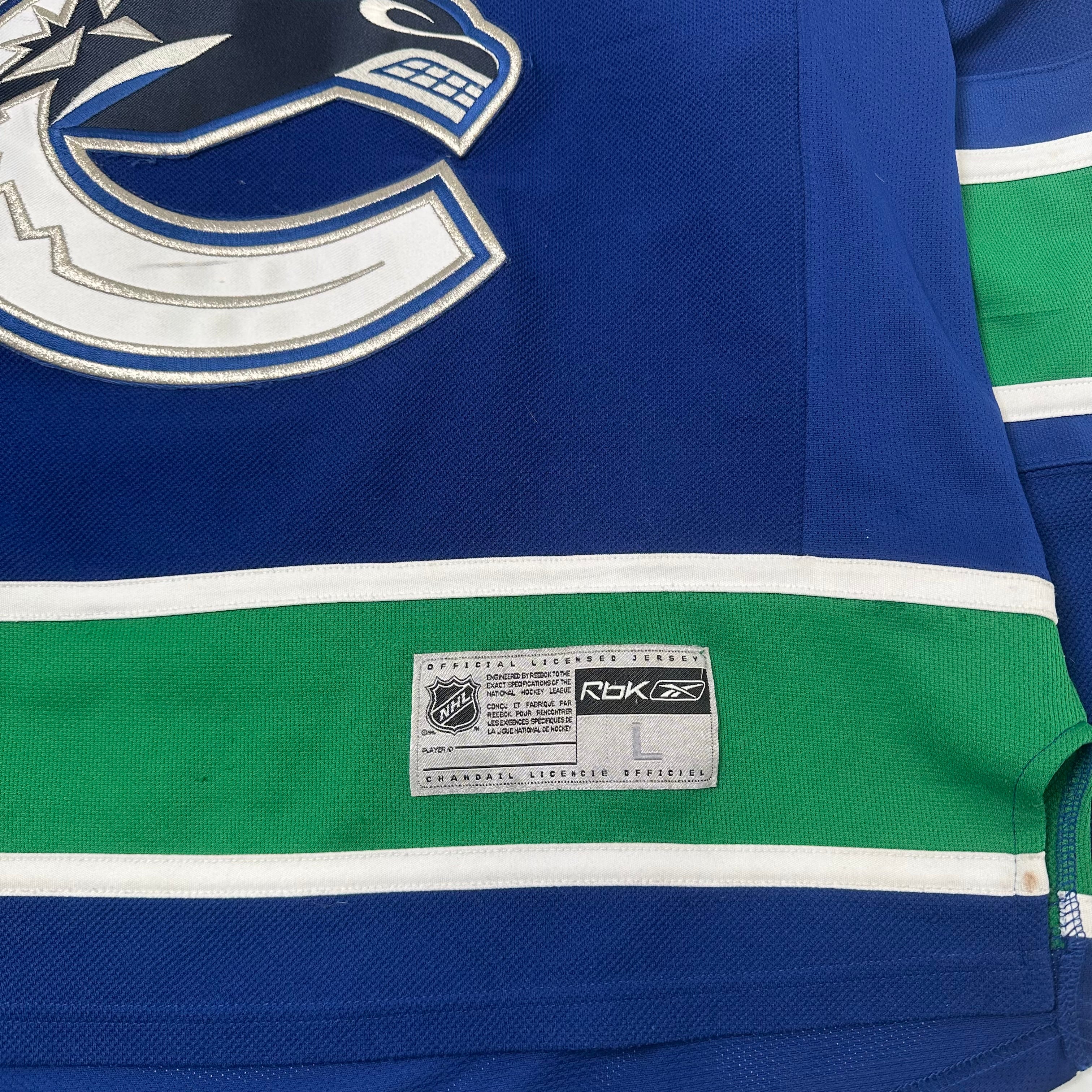 Reebok Vancouver Canucks NHL Hockey Jersey L