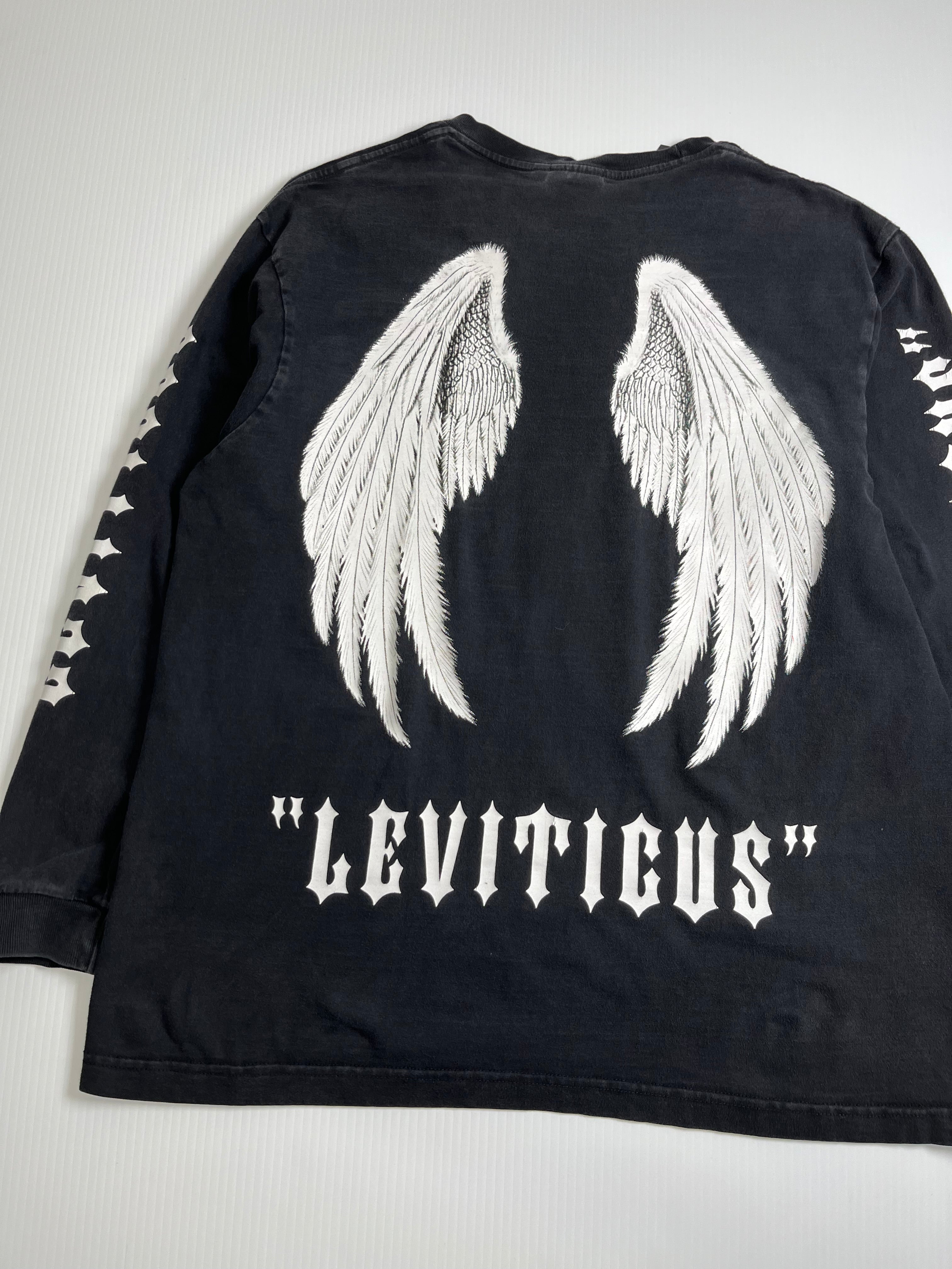Y2K Suriel Leviticus Wings Graphic Longsleeve Shirt XL