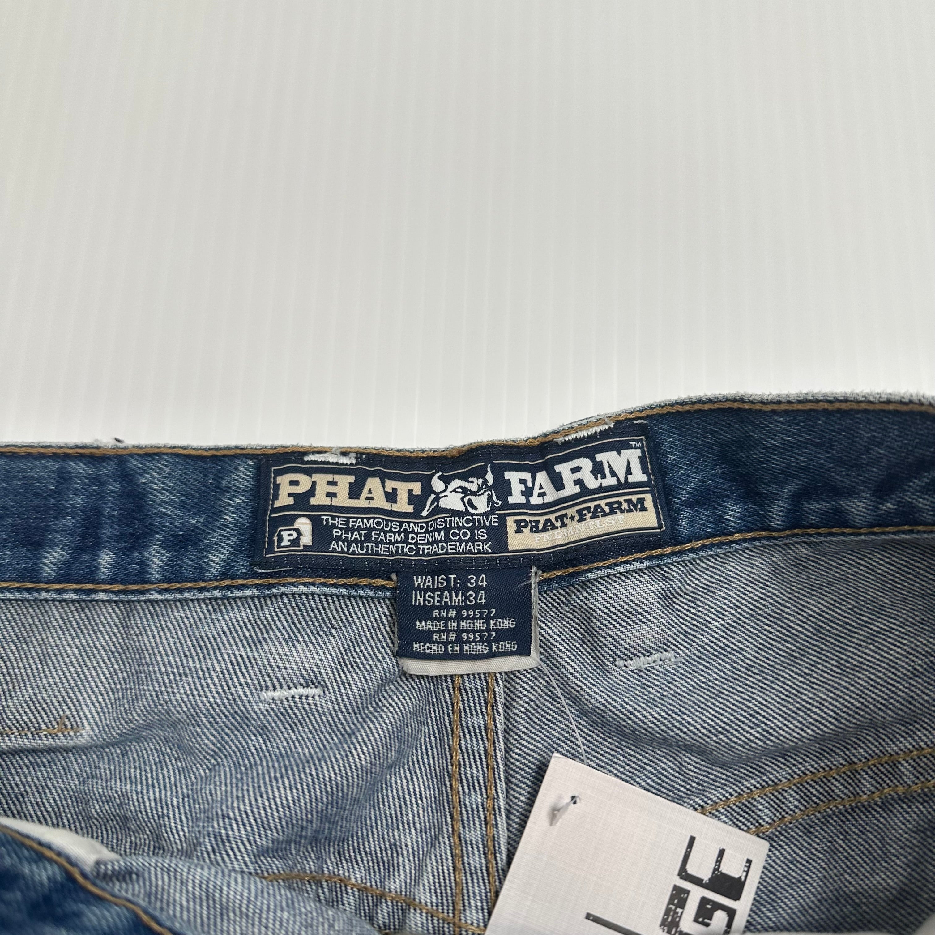 Y2K Phat Farm Wide Leg Denim 34