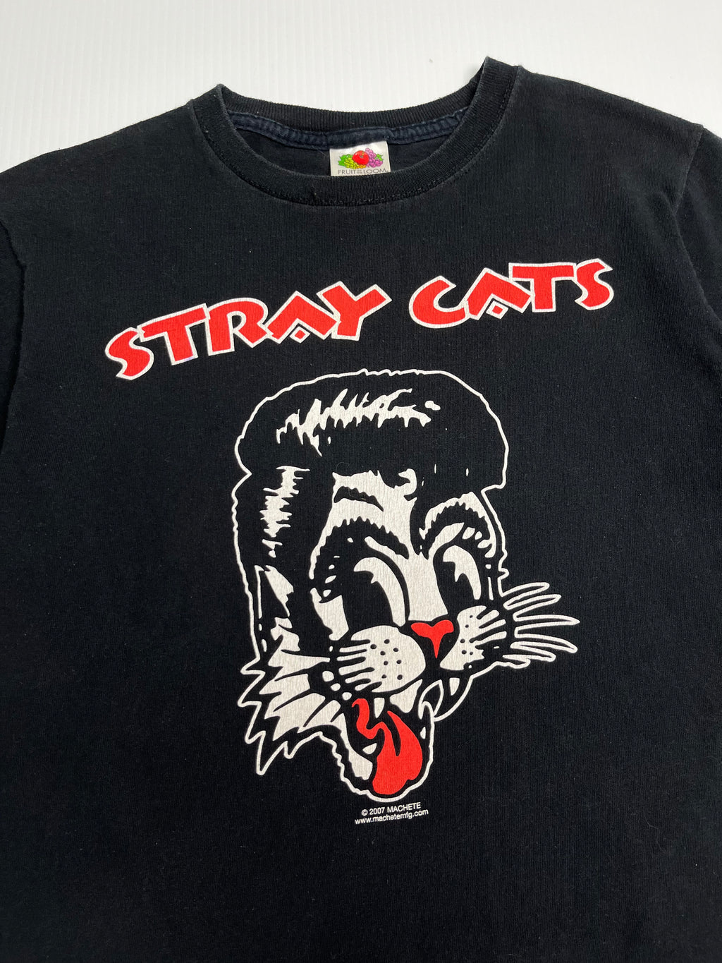 Vintage Stray Cats Graphic Tee Youth L