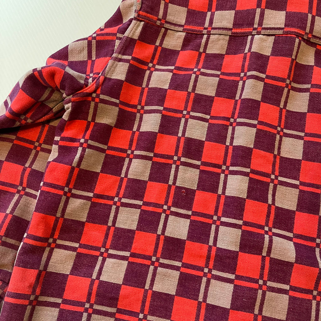 Vintage Champion Mackinaw Plaid Flannel Shirt L