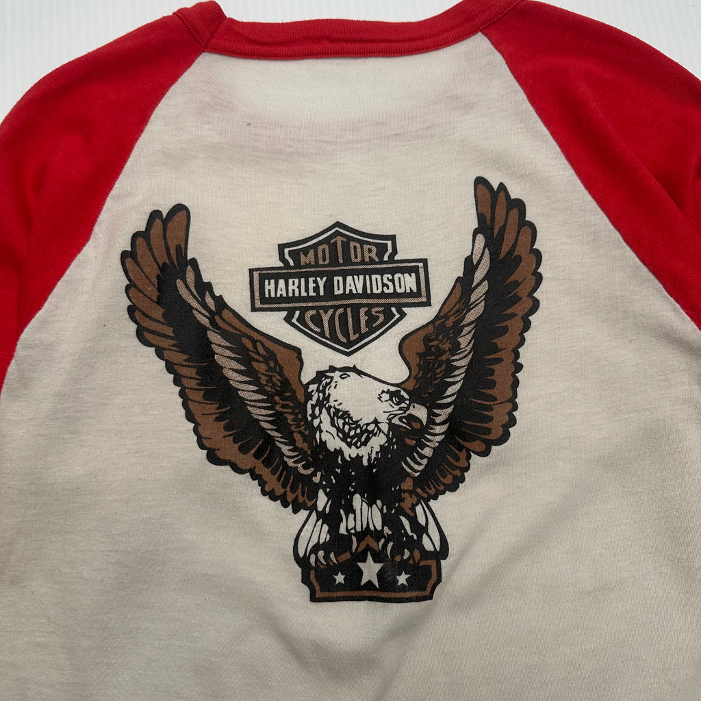 Vintage Harley Davidson Raglan Shirt M