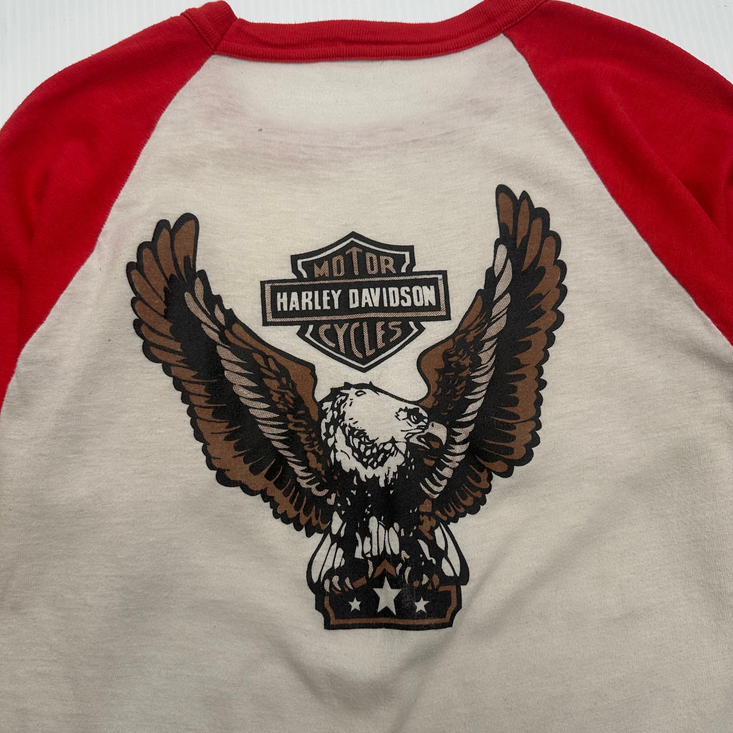 Vintage Harley Davidson Raglan Shirt M
