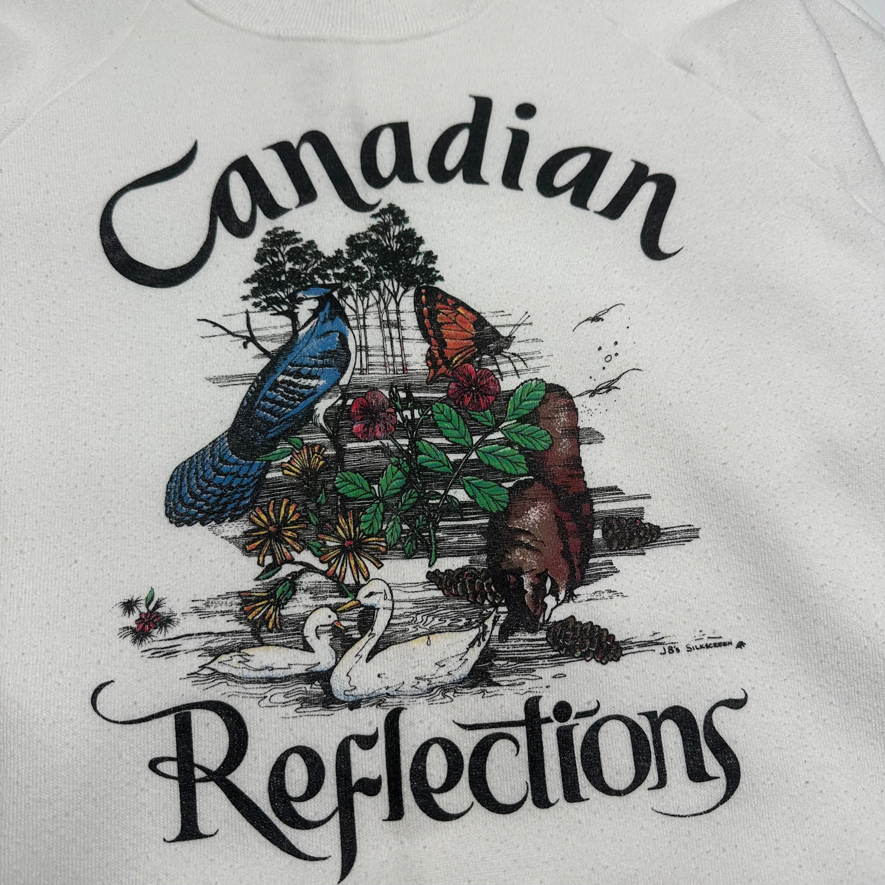 90s Canadian Reflections Nature Crewneck L