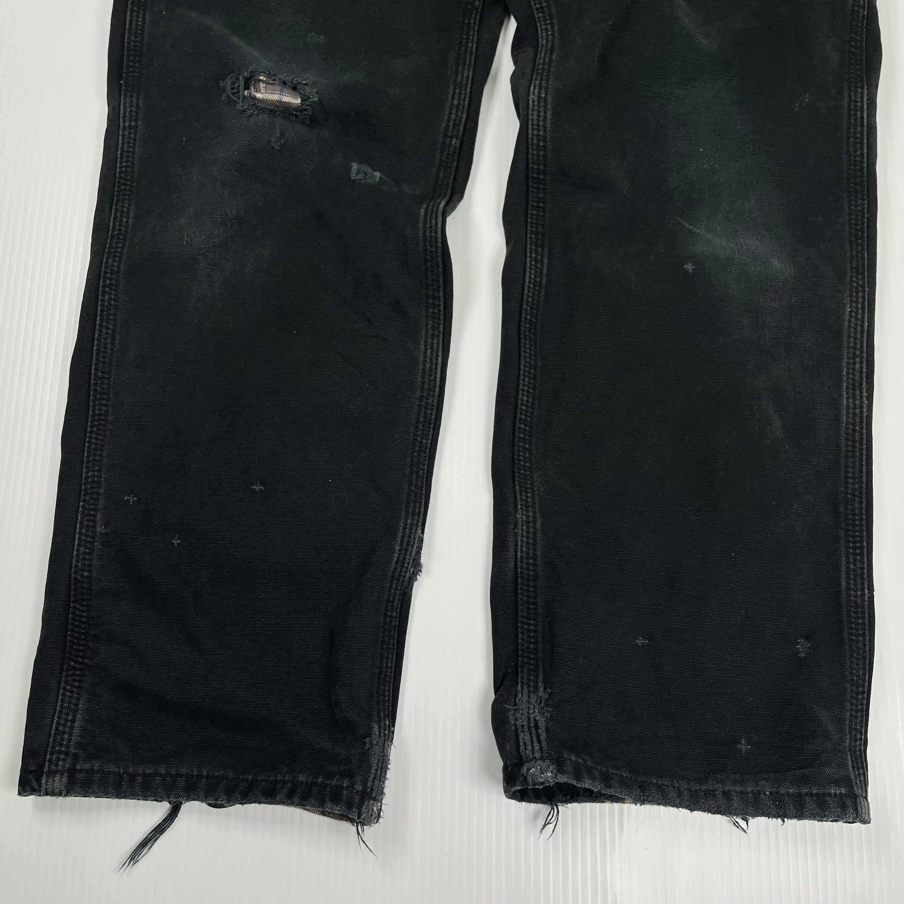Vintage Carhartt Blanket Lined Carpenter Denim 32