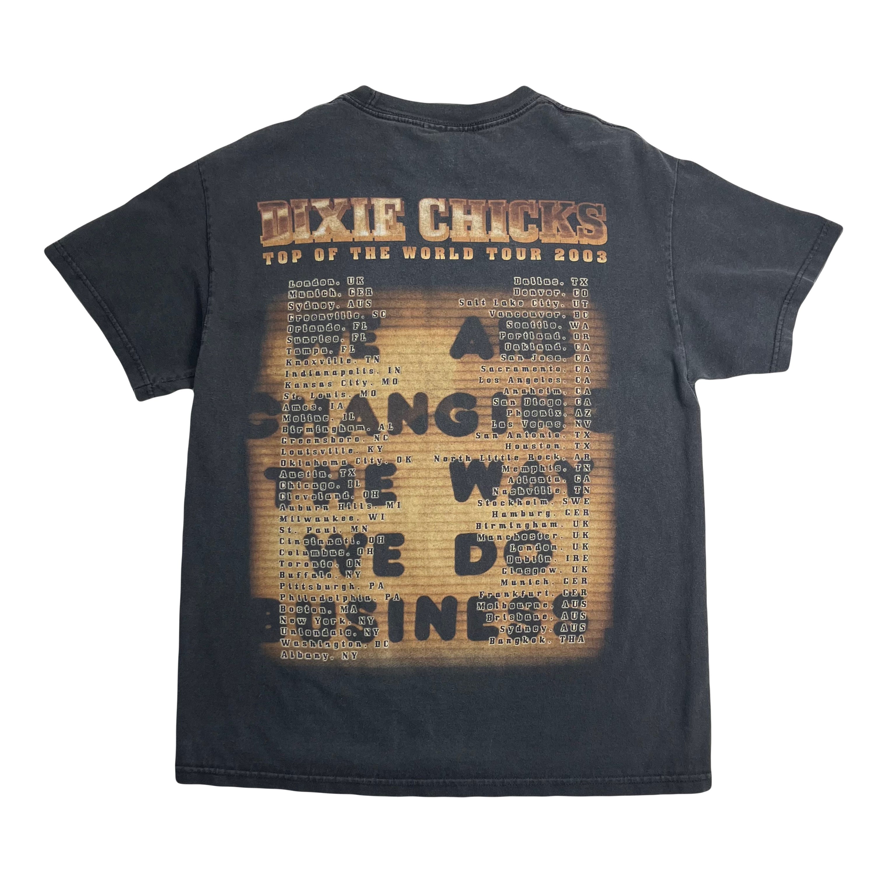 2003 Dixie Chicks Top of the World Tour Tee M