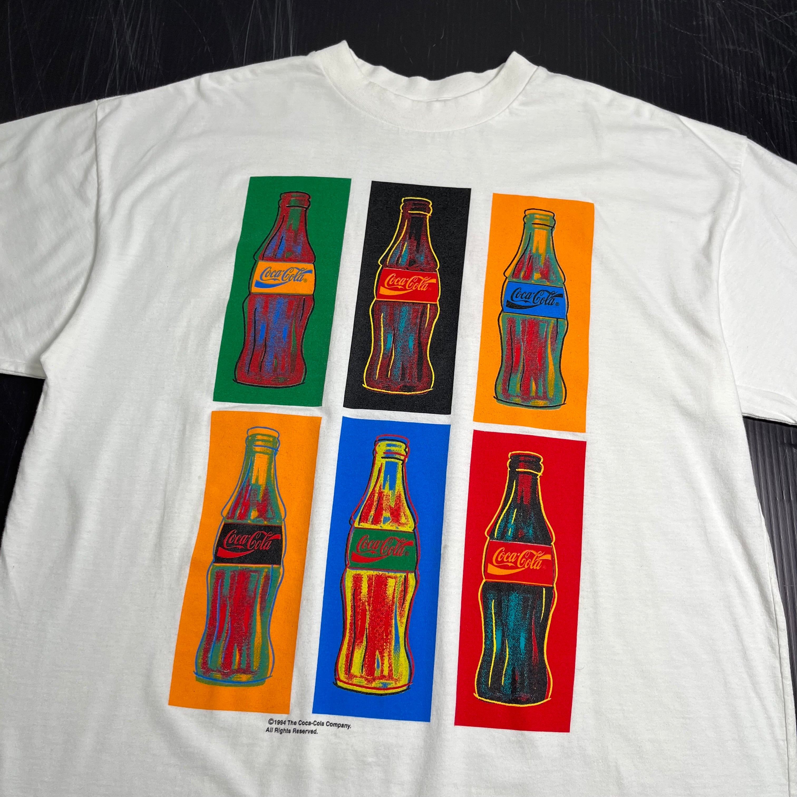 1994 Andy Warhol Coca Cola Pop Art Tee XL