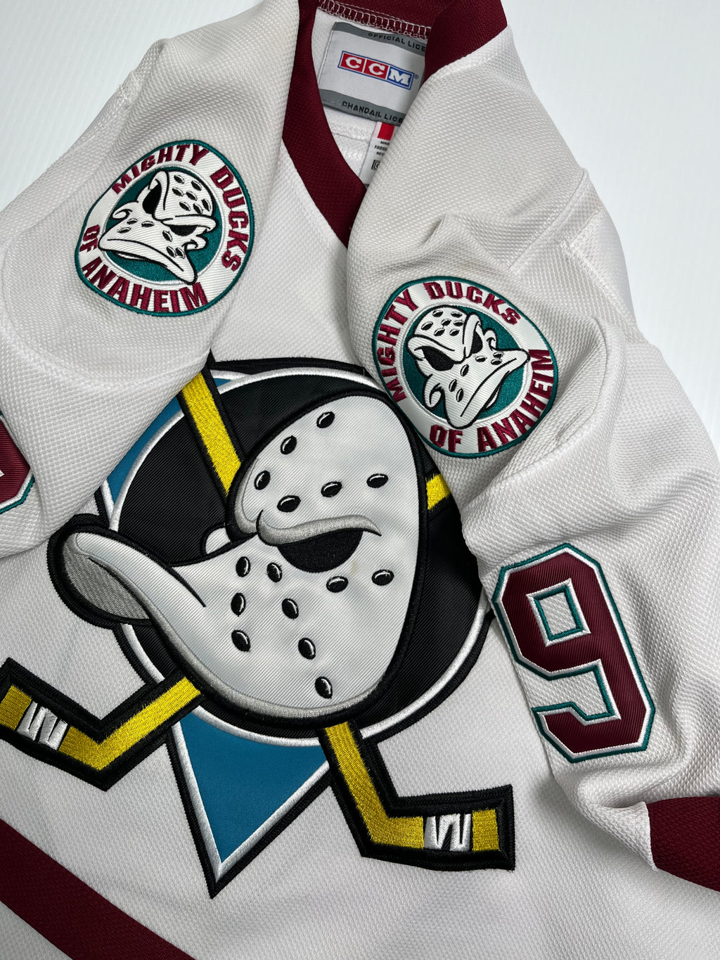 Anaheim Mighty Ducks Kariya #9 Throwback Jersey XL