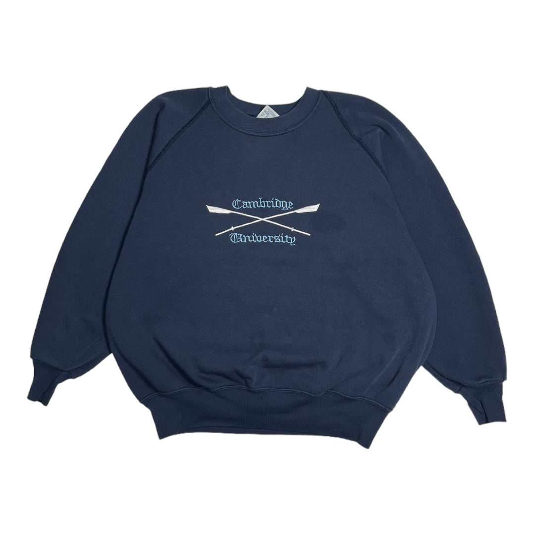 Vintage Cambridge University Rowing Crewneck XL
