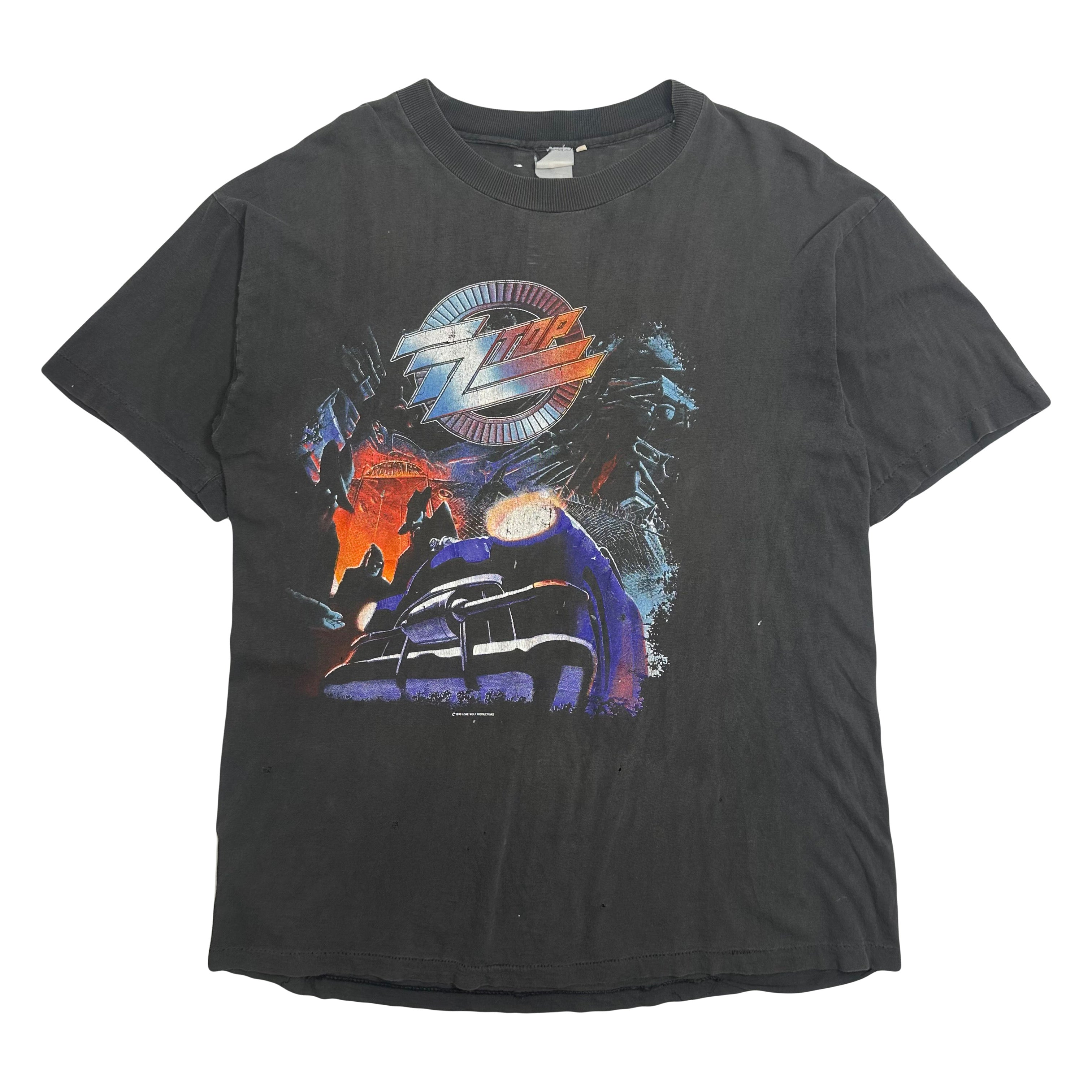 1991 ZZ Top Recycler World Tour Distressed Band Tee L