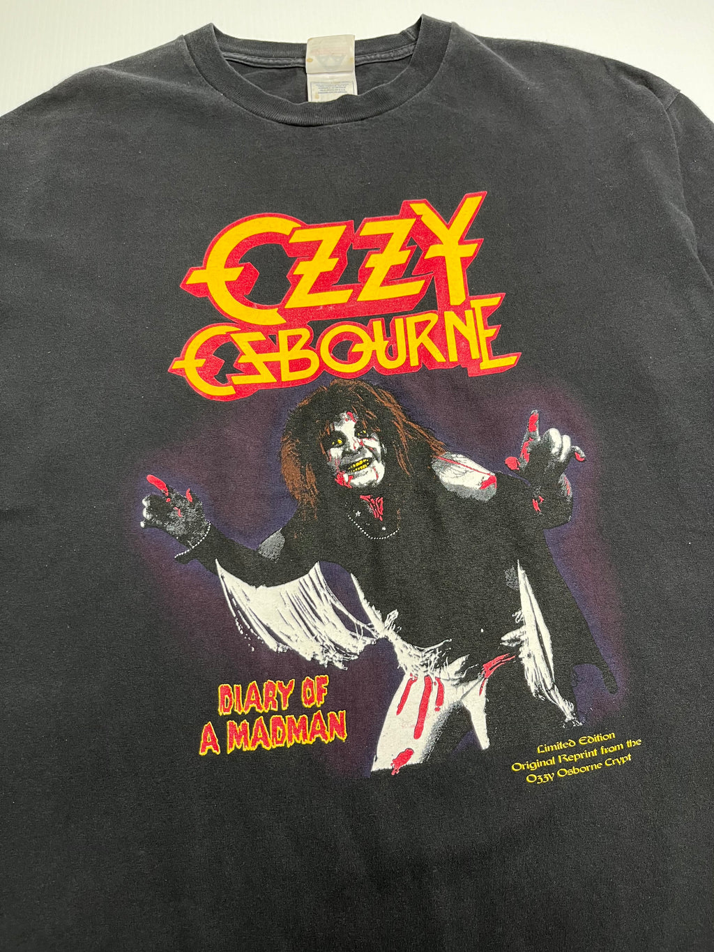 Vintage Ozzy Osbourne Diary Of A Madman Tee XL