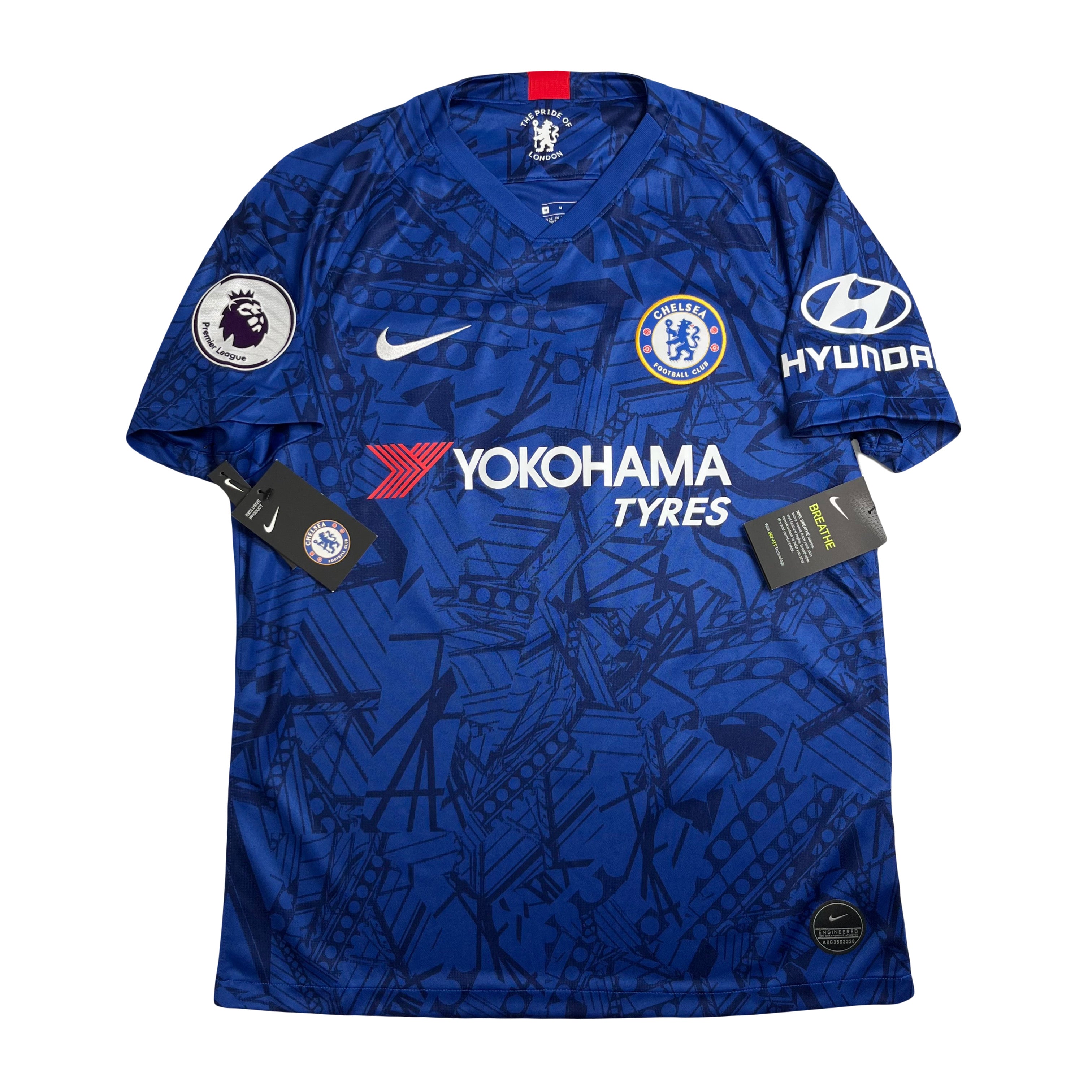 2019-20 Nike Chelsea Hazard Home Kit M
