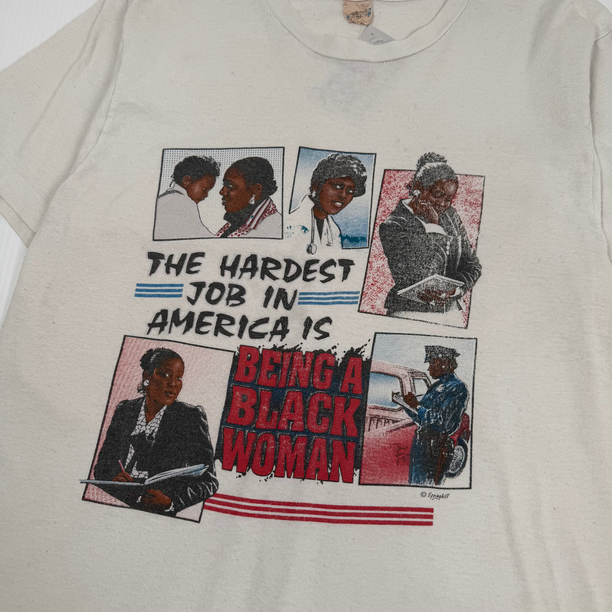 Vintage Being A Black Woman Tee L