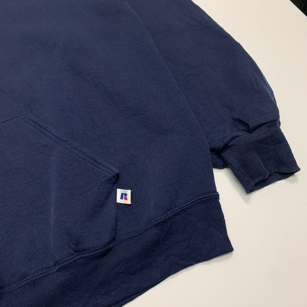 90s Russell Athletic Navy Hoodie XL
