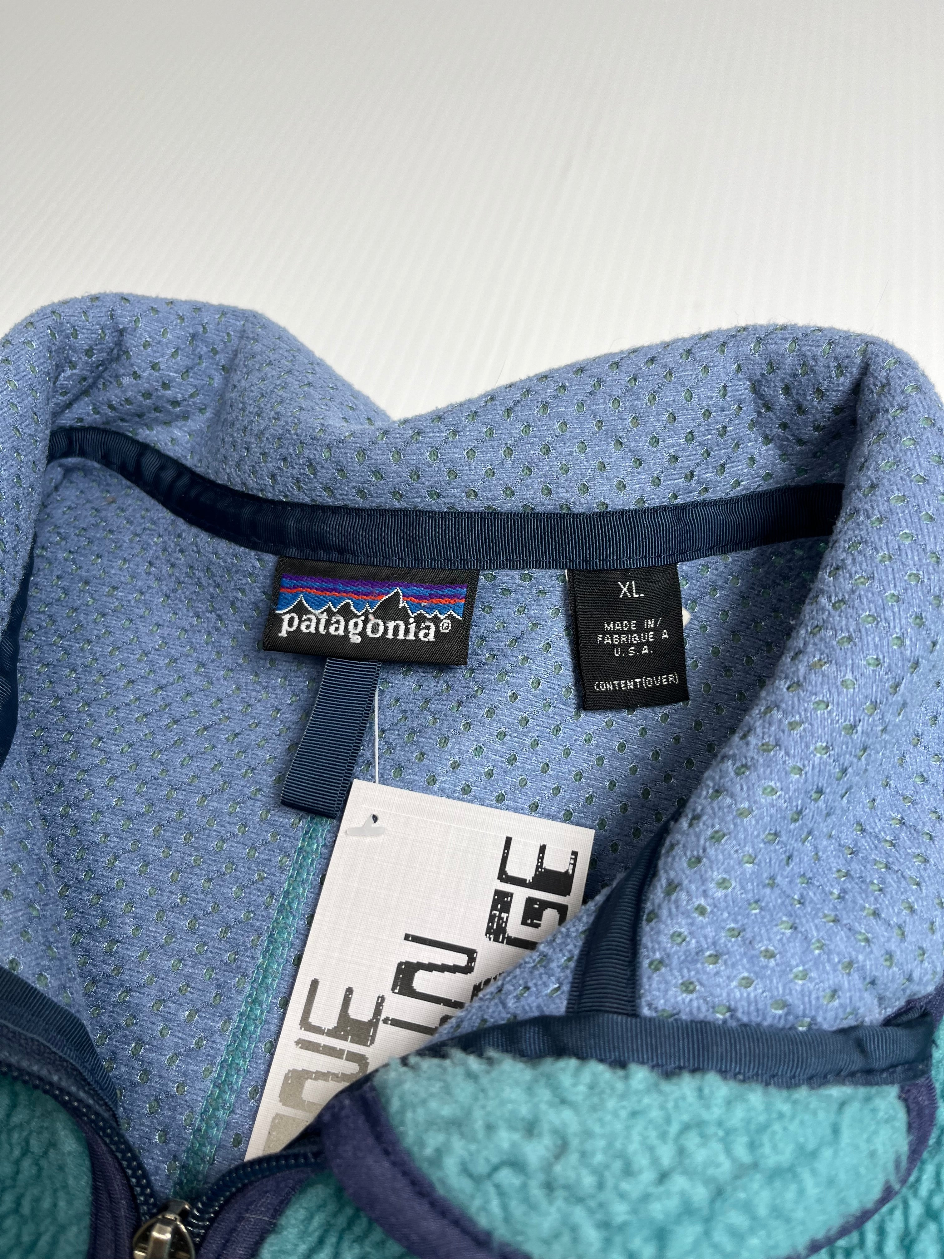 90s Patagonia Deep Pile Fleece Full Zip Jacket XL