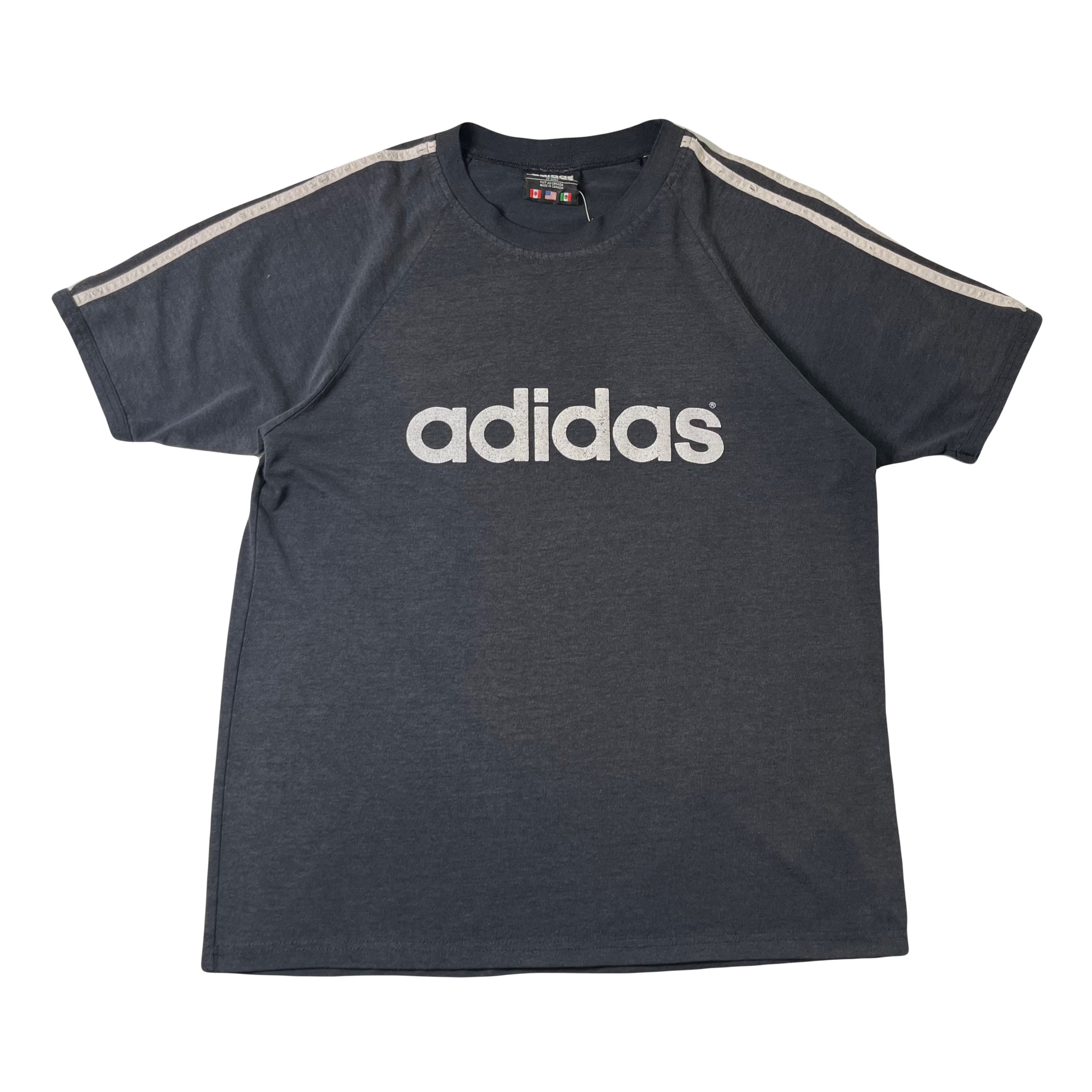 Vintage Adidas Text Spellout Tee L