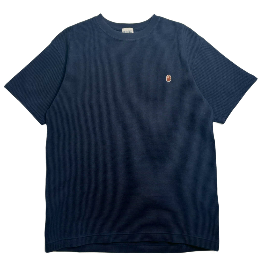 A Bathing Ape Mini Logo Waffle Tee L