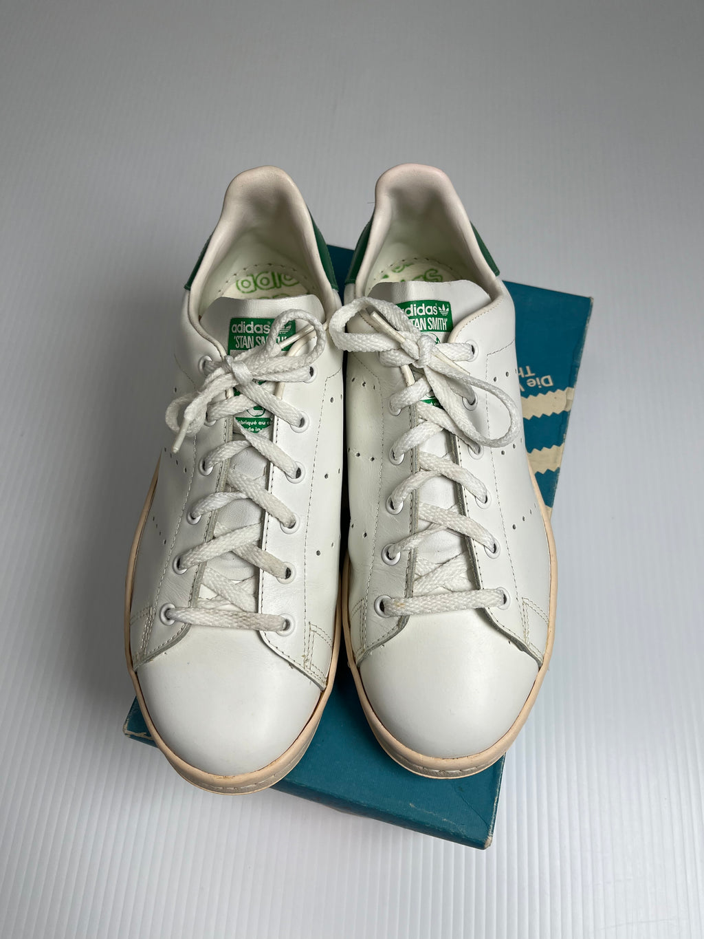 Vintage Adidas Stan Smith AF1028 Shoes With Box Size 6
